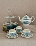The Blue Cluster Tea Set - British Anchor