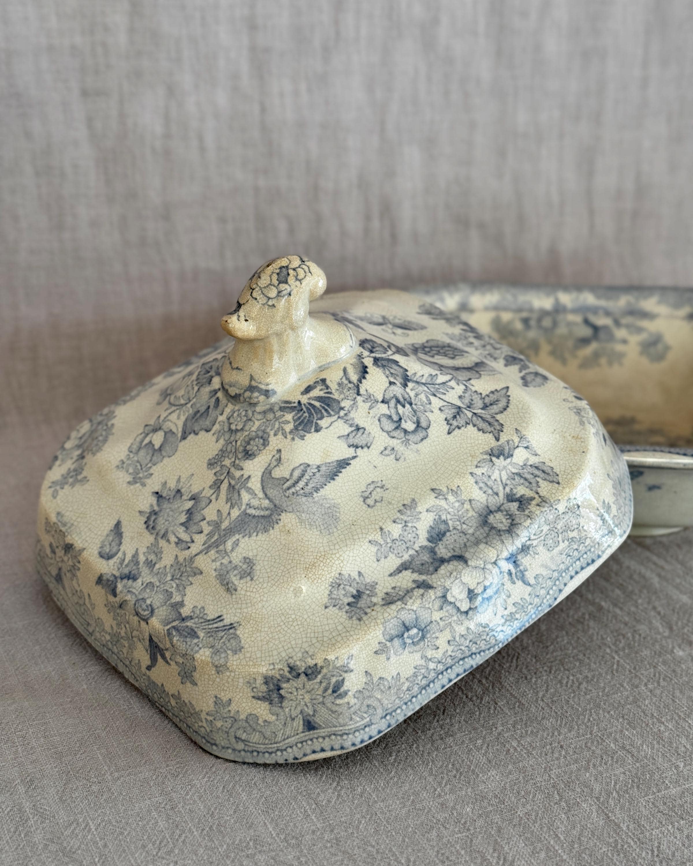 The English Blue Pheasant Tureen