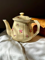 Vintage French Floral Teapot