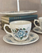 The Blue Cluster Tea Set - British Anchor