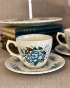 The Blue Cluster Tea Set - British Anchor
