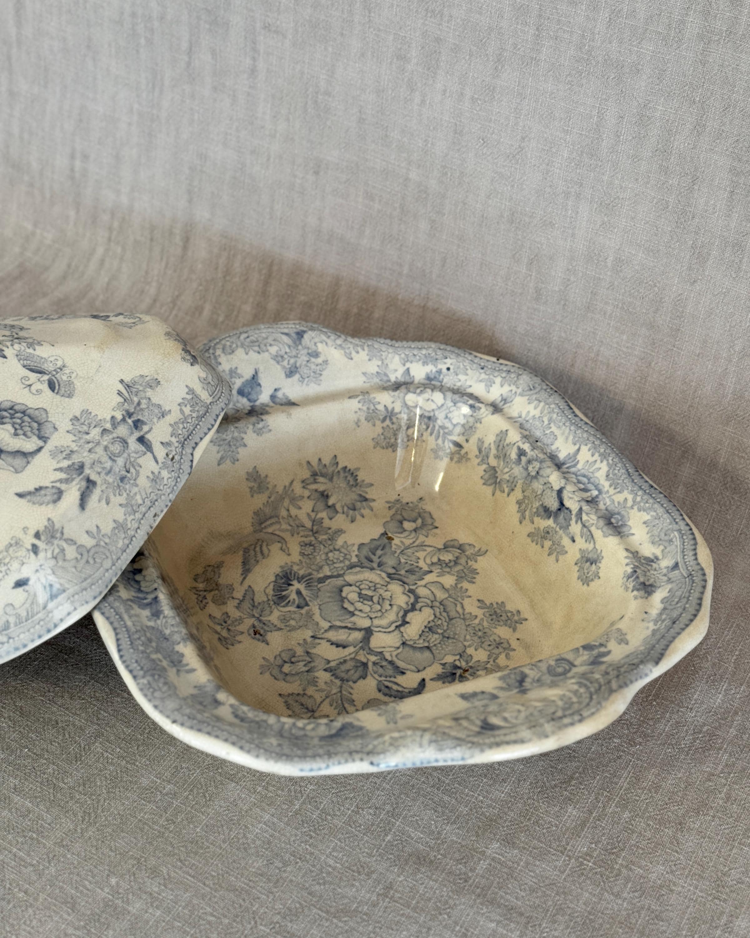 The English Blue Pheasant Tureen