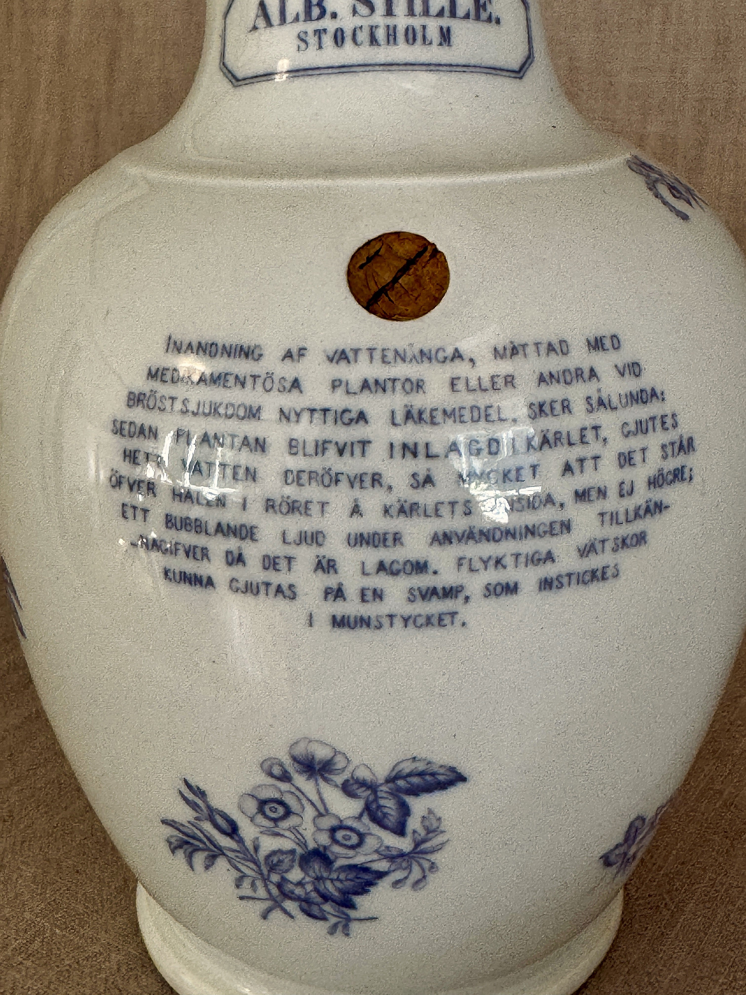 The Alb. Stille Inhalation Flask
