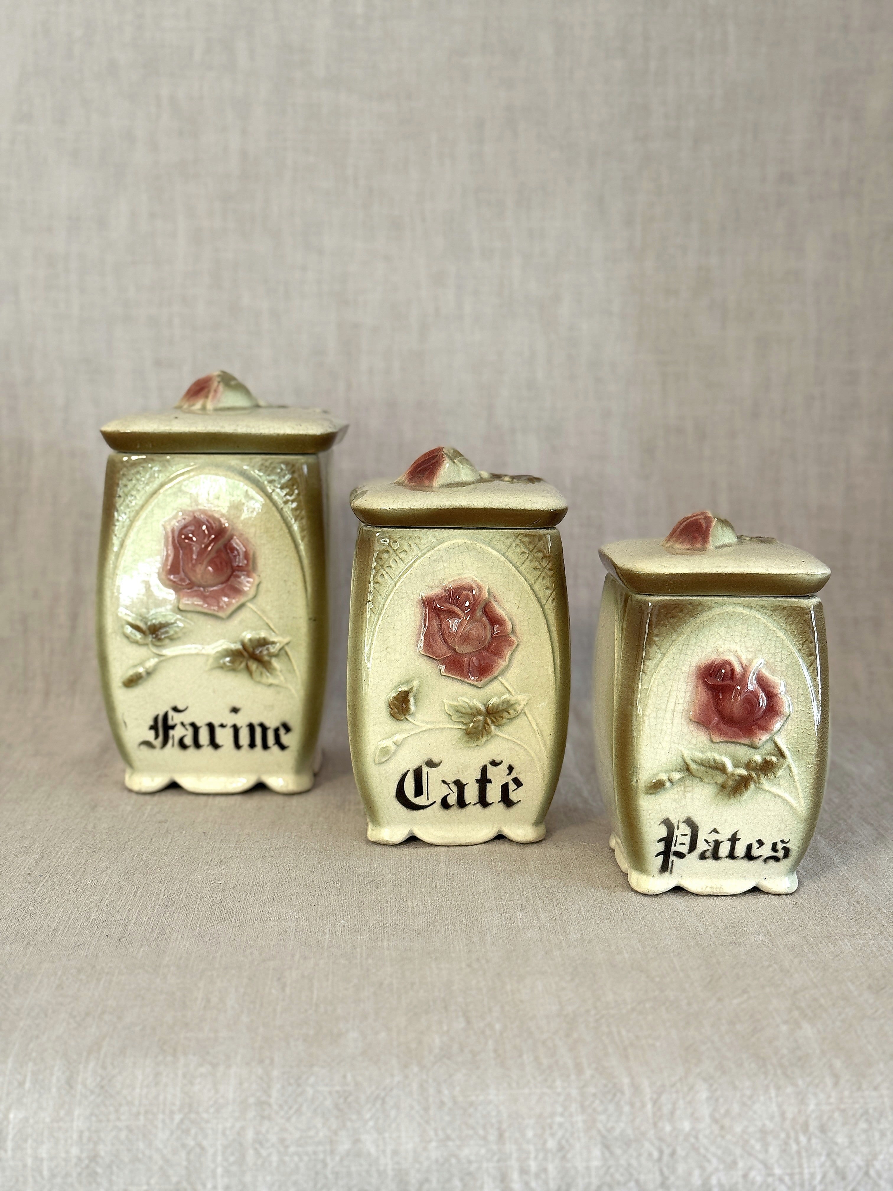 The Rose Canister Set