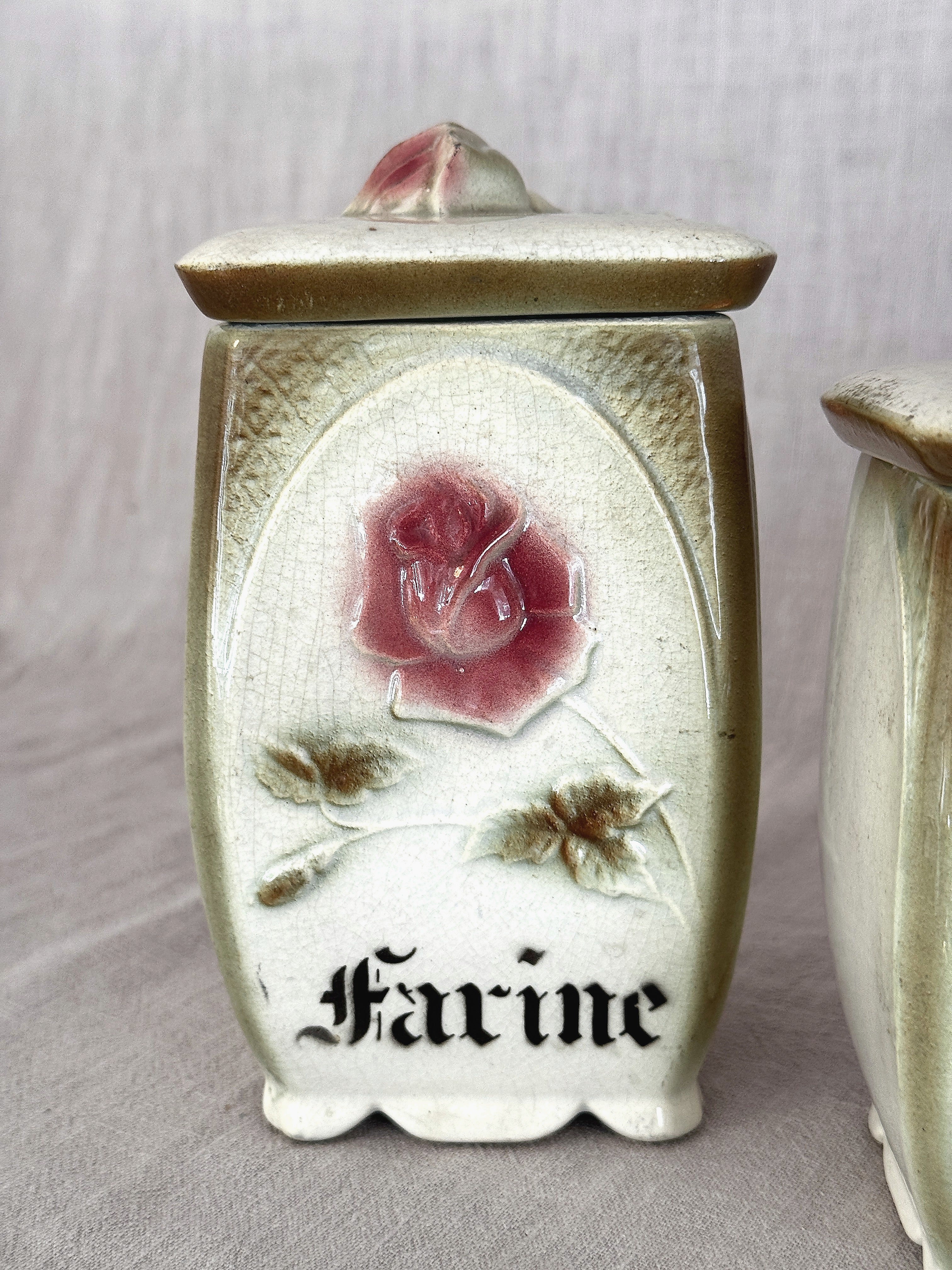 The Rose Canister Set