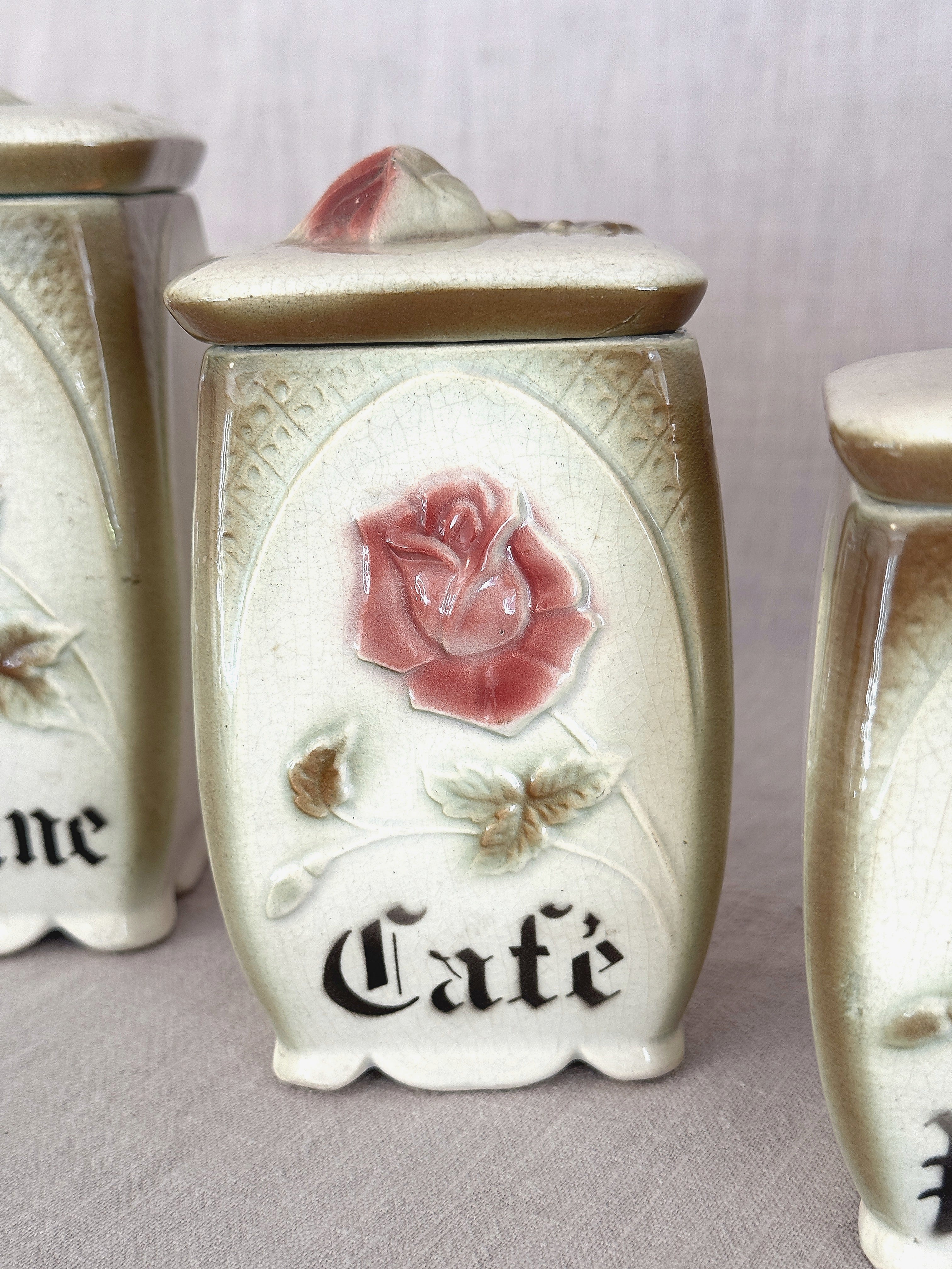 The Rose Canister Set