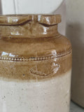 Beaded band and impressed Doulton Lambeth stamp on the jar
