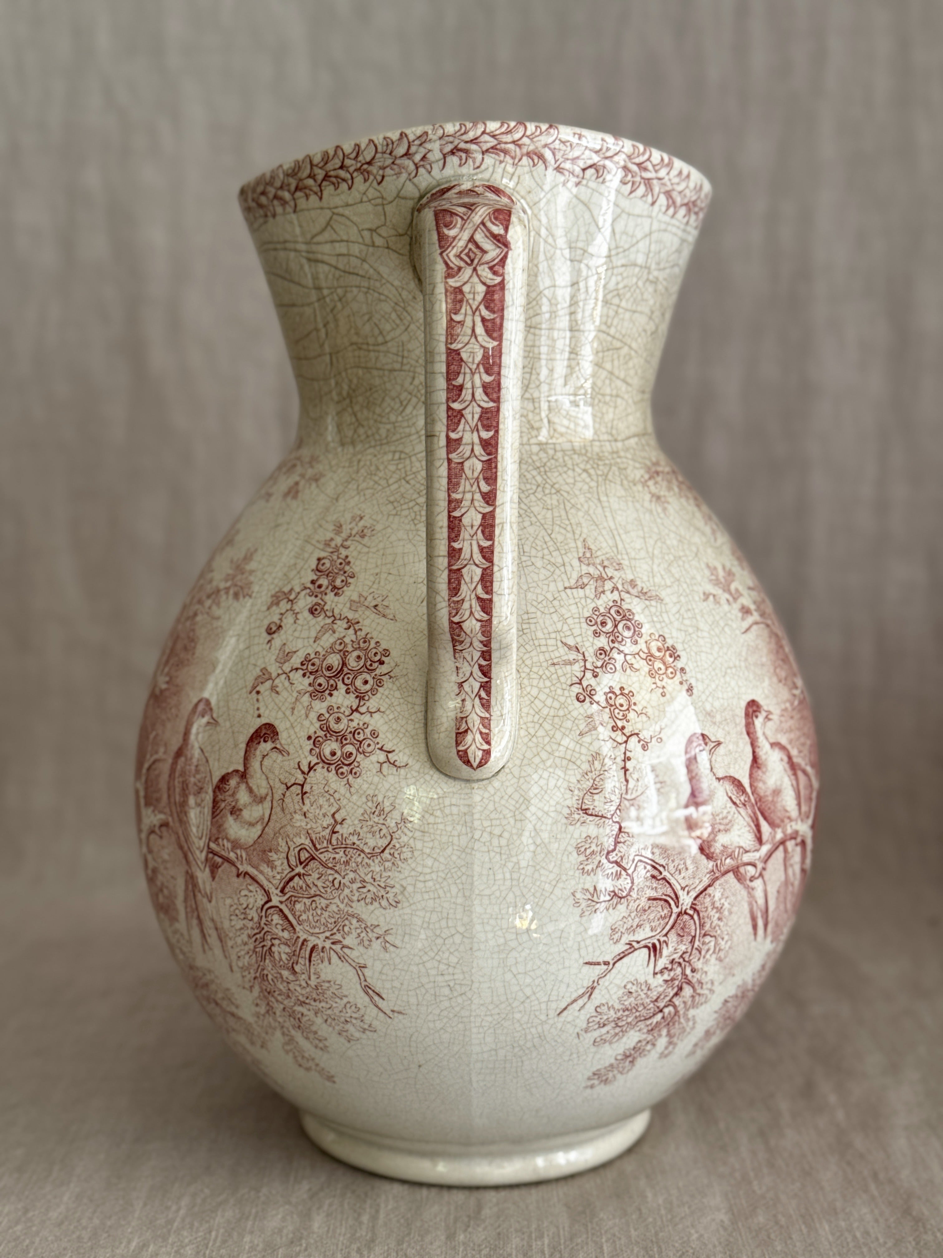 Angled view showing the beaded band running along the ridge of the handle