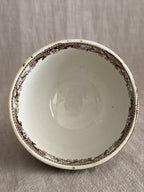 Looking into the second bowl, clear and white with no crazing