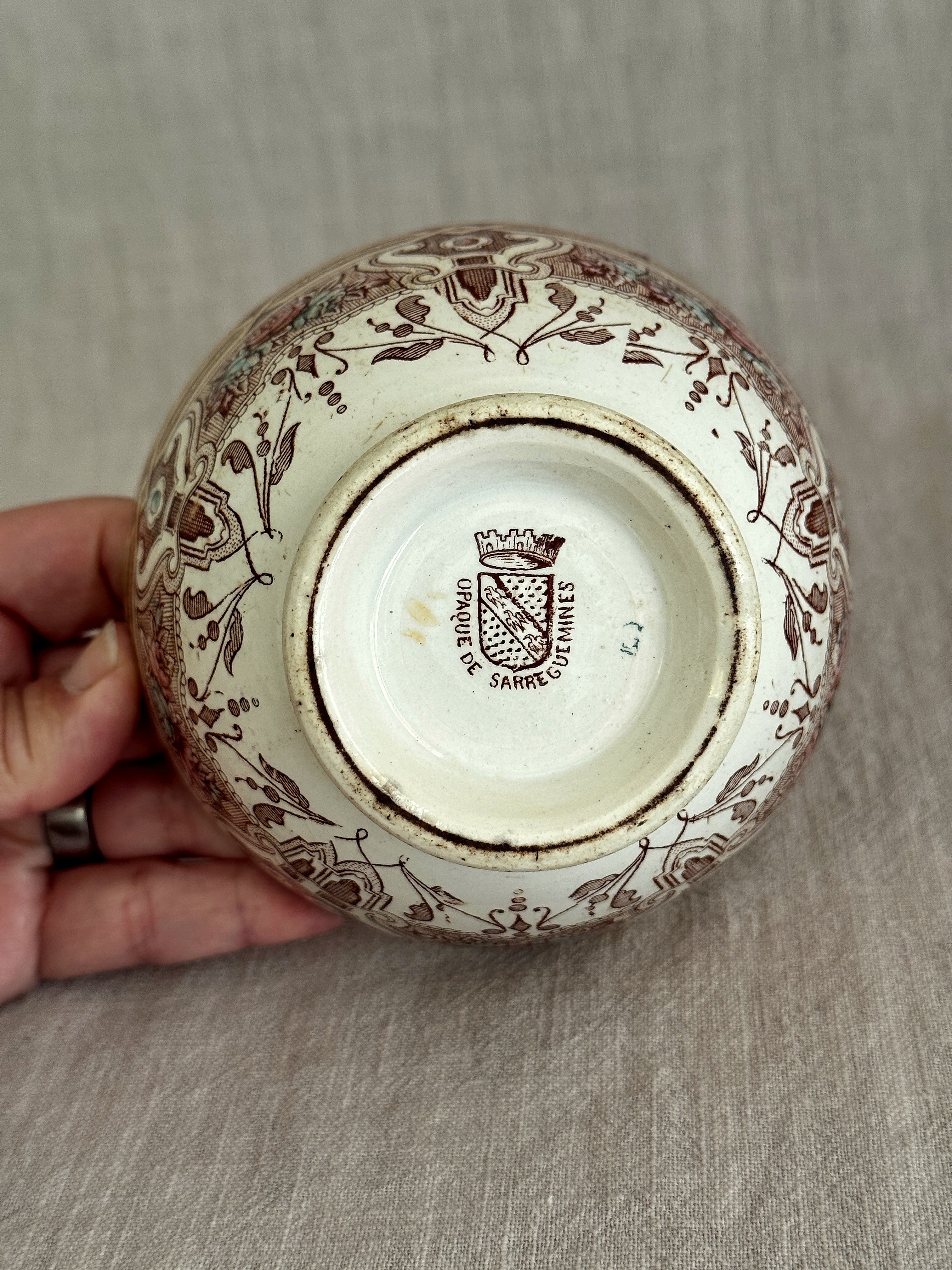 The Sarreguemines Café au Lait Bowl