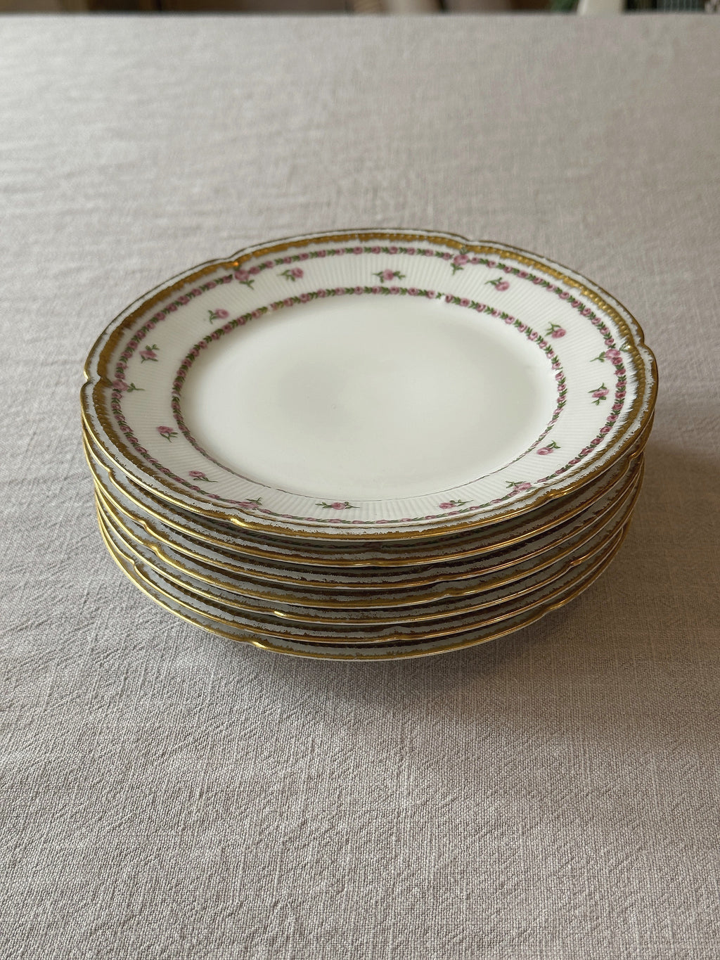 The Limoges Rosebud Plates