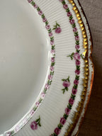 The Limoges Rosebud Plates