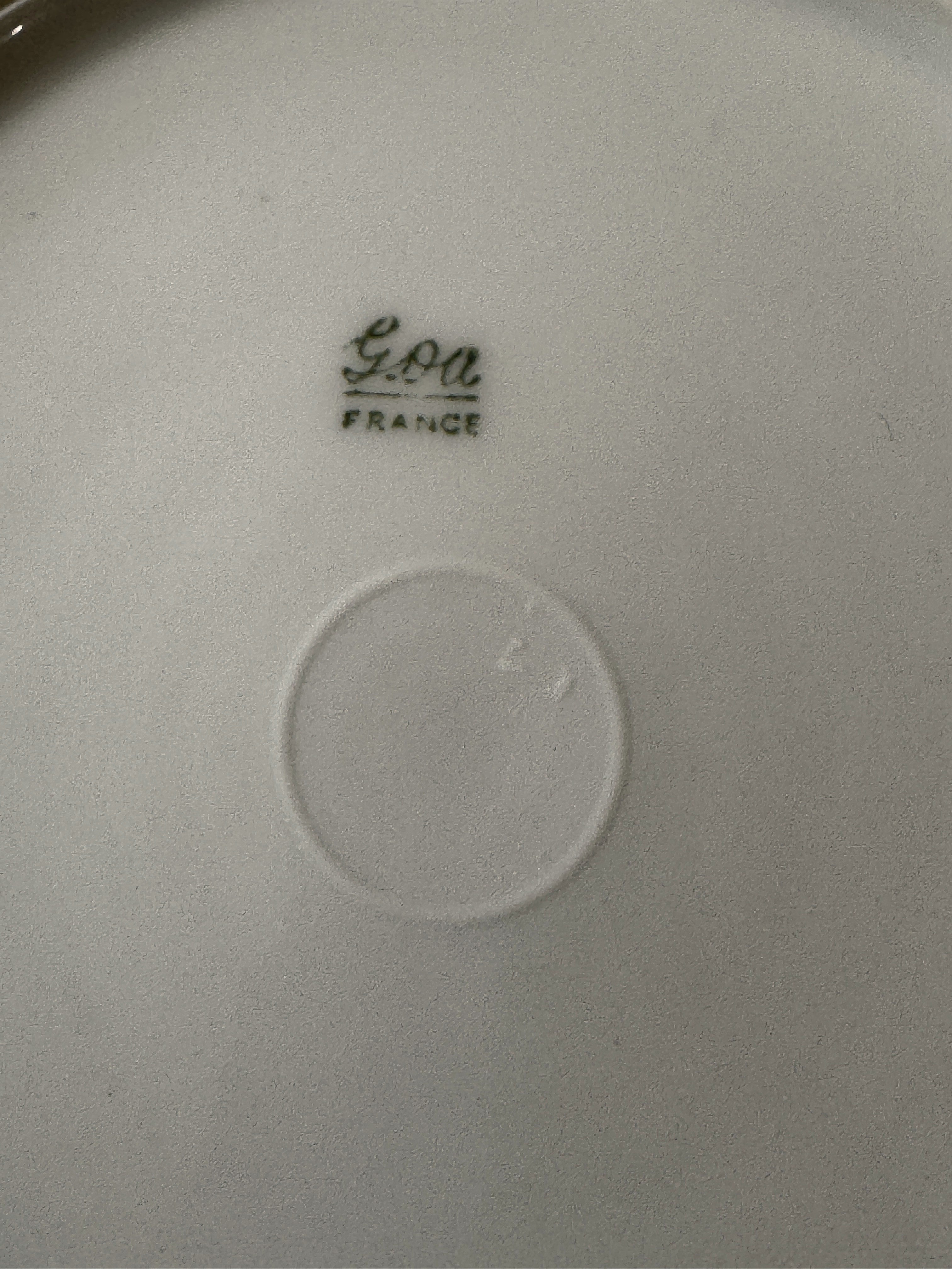 The Limoges Rosebud Plates