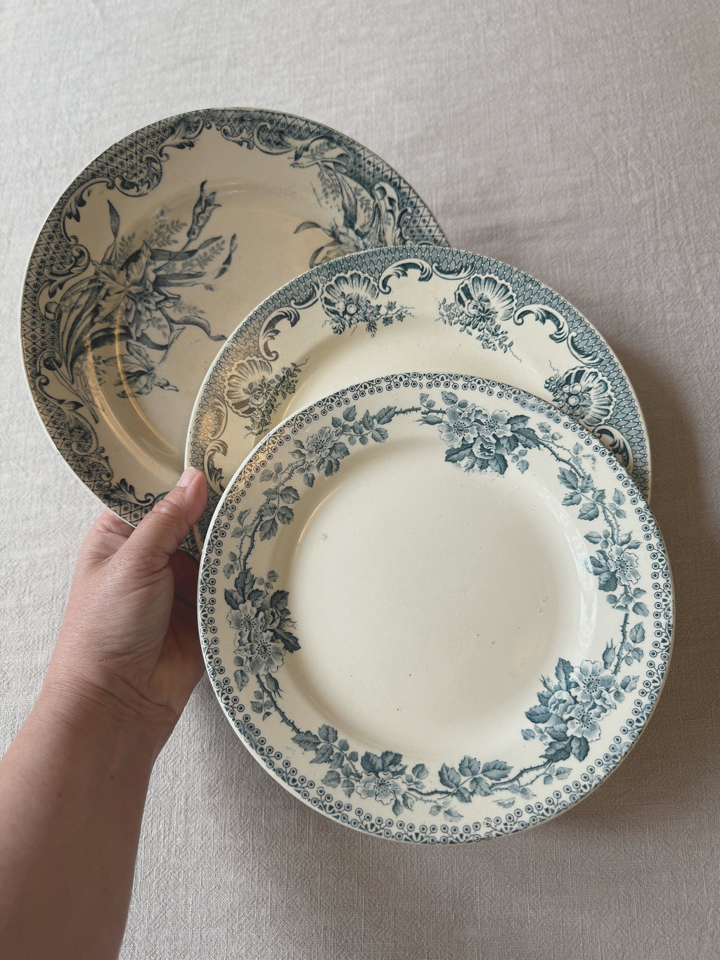 The Mismatched Blue Plates