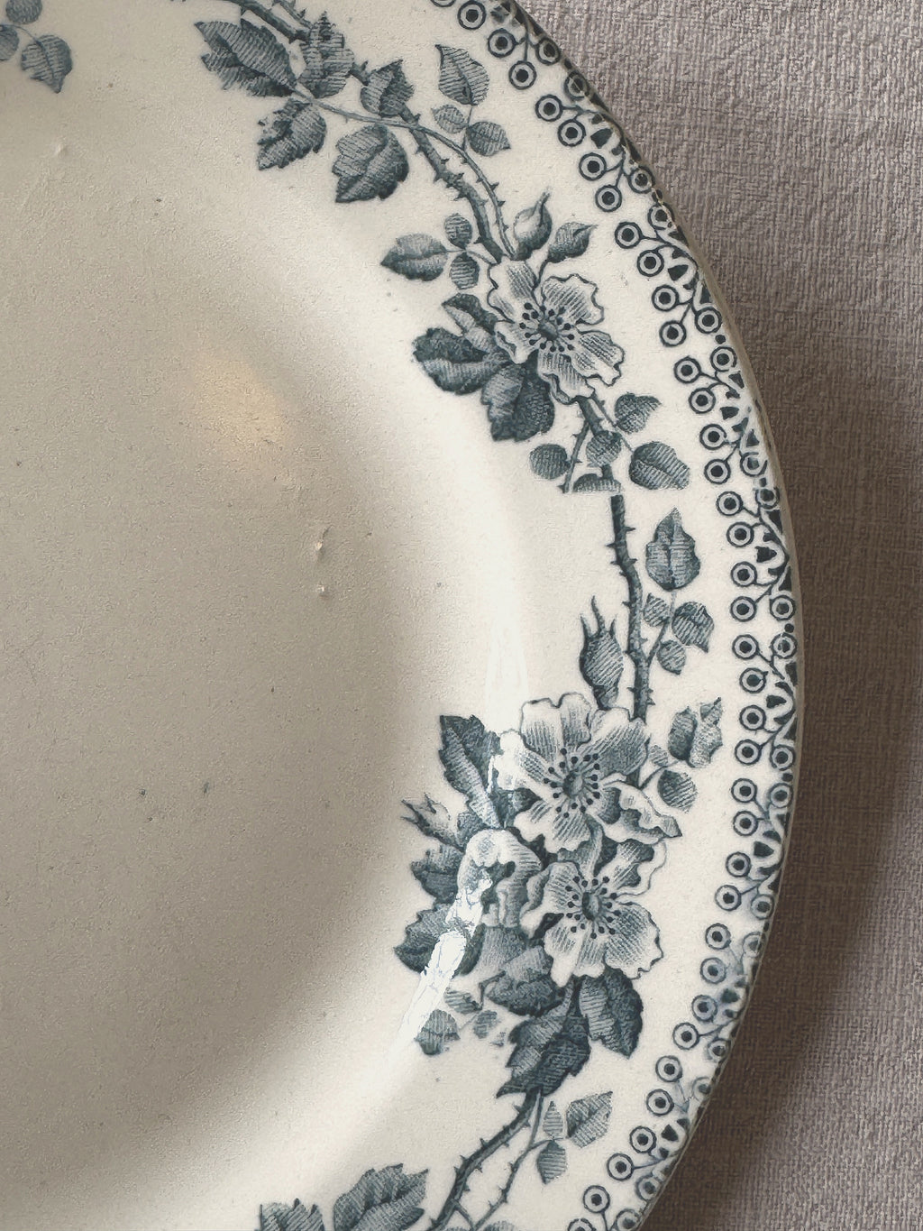 The Mismatched Blue Plates