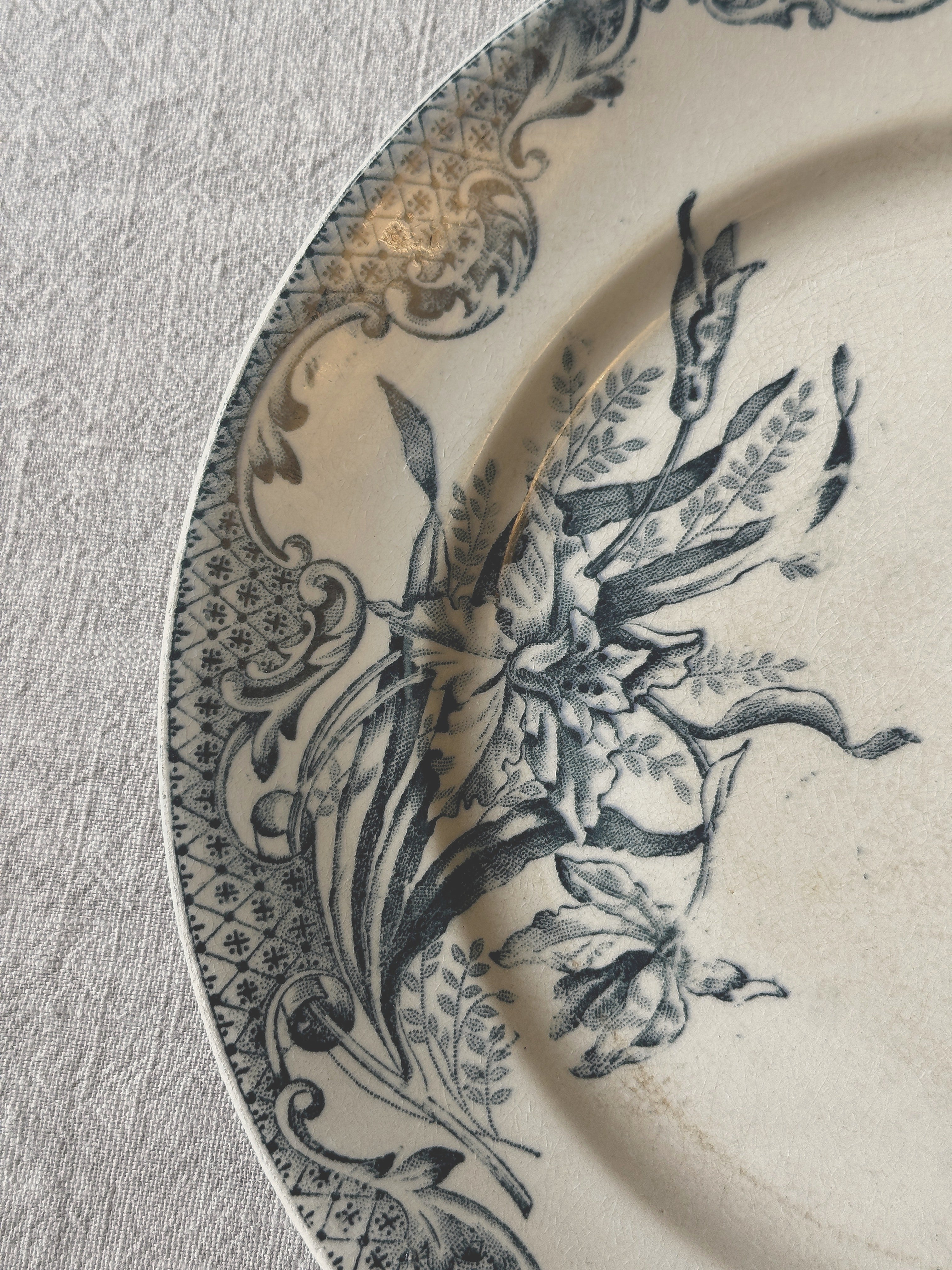 The Mismatched Blue Plates