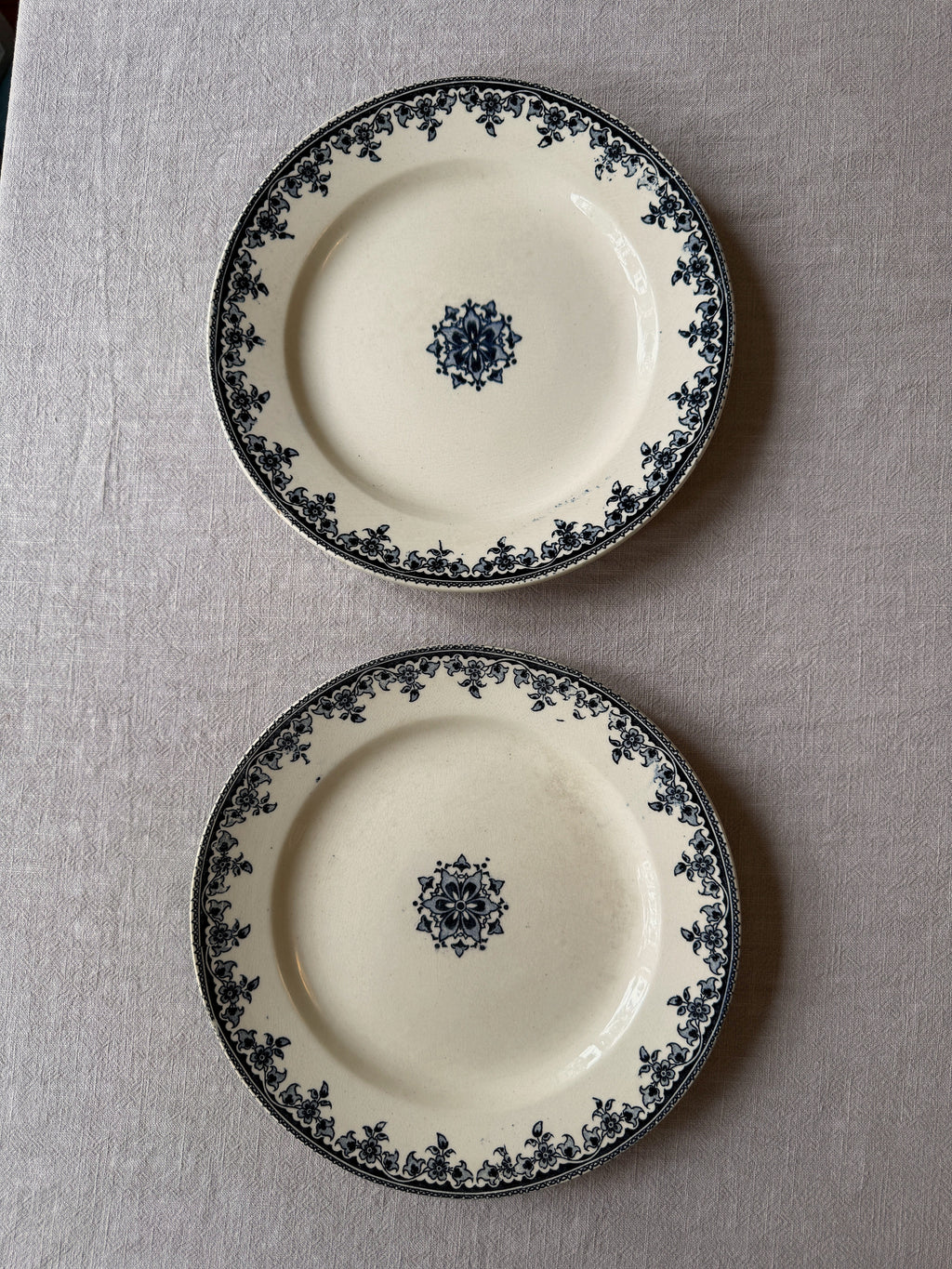 The H.B & Cie Blue Plates