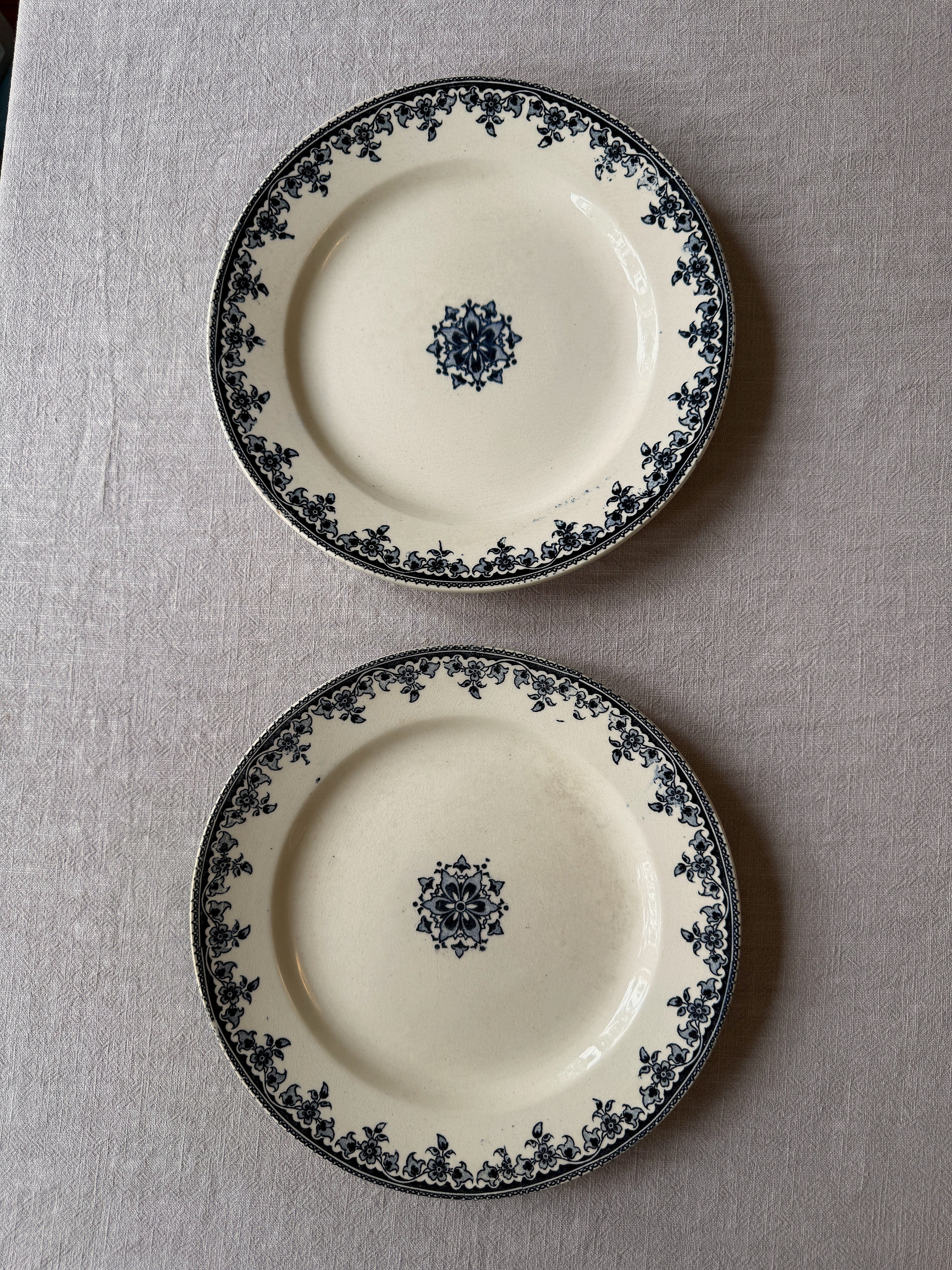 The H.B & Cie Blue Plates