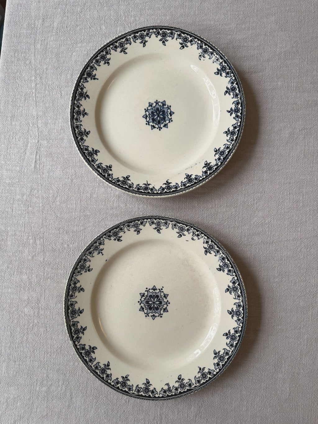 The H.B & Cie Blue Plates