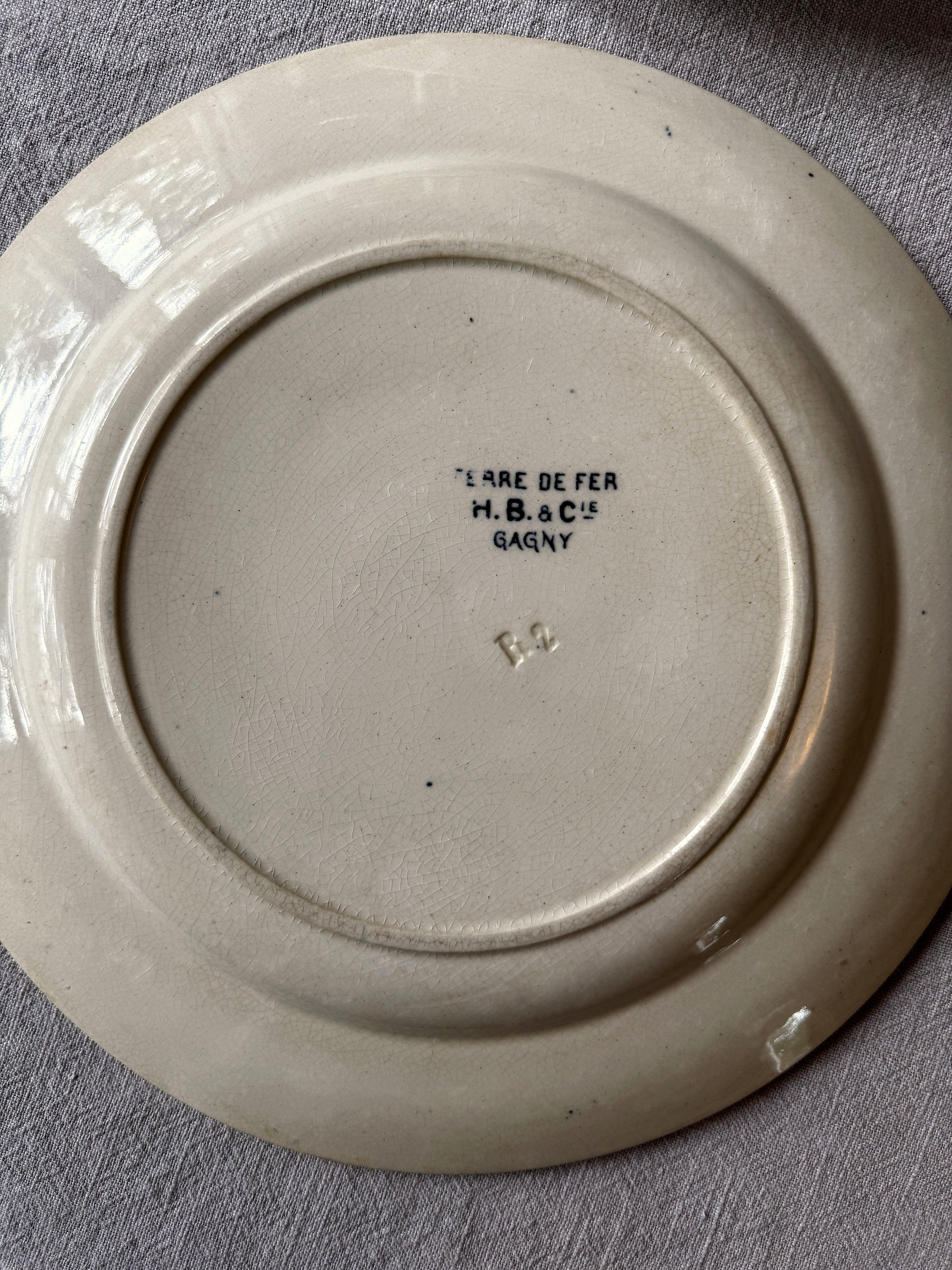 The H.B & Cie Blue Plates