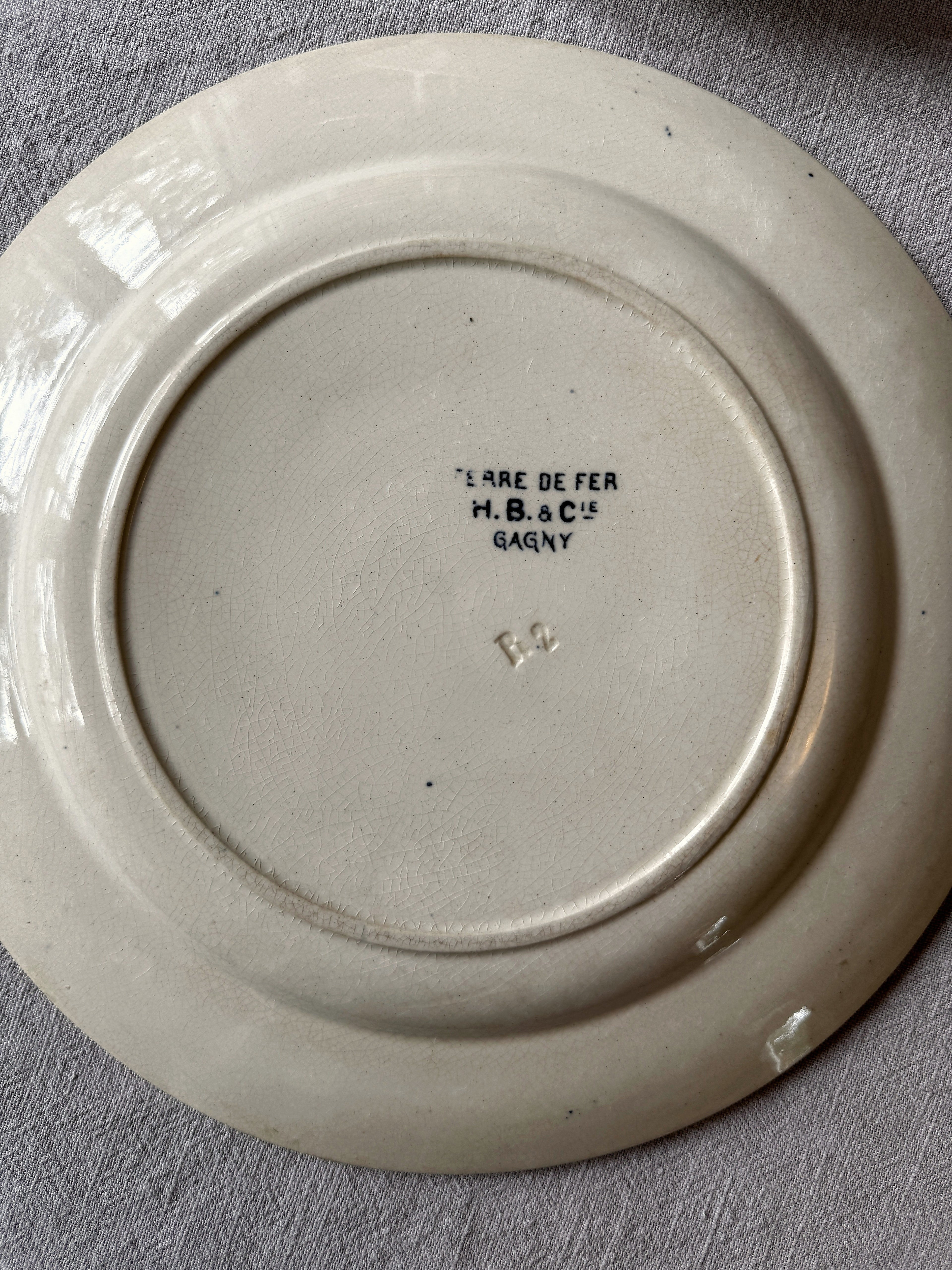 The H.B & Cie Blue Plates