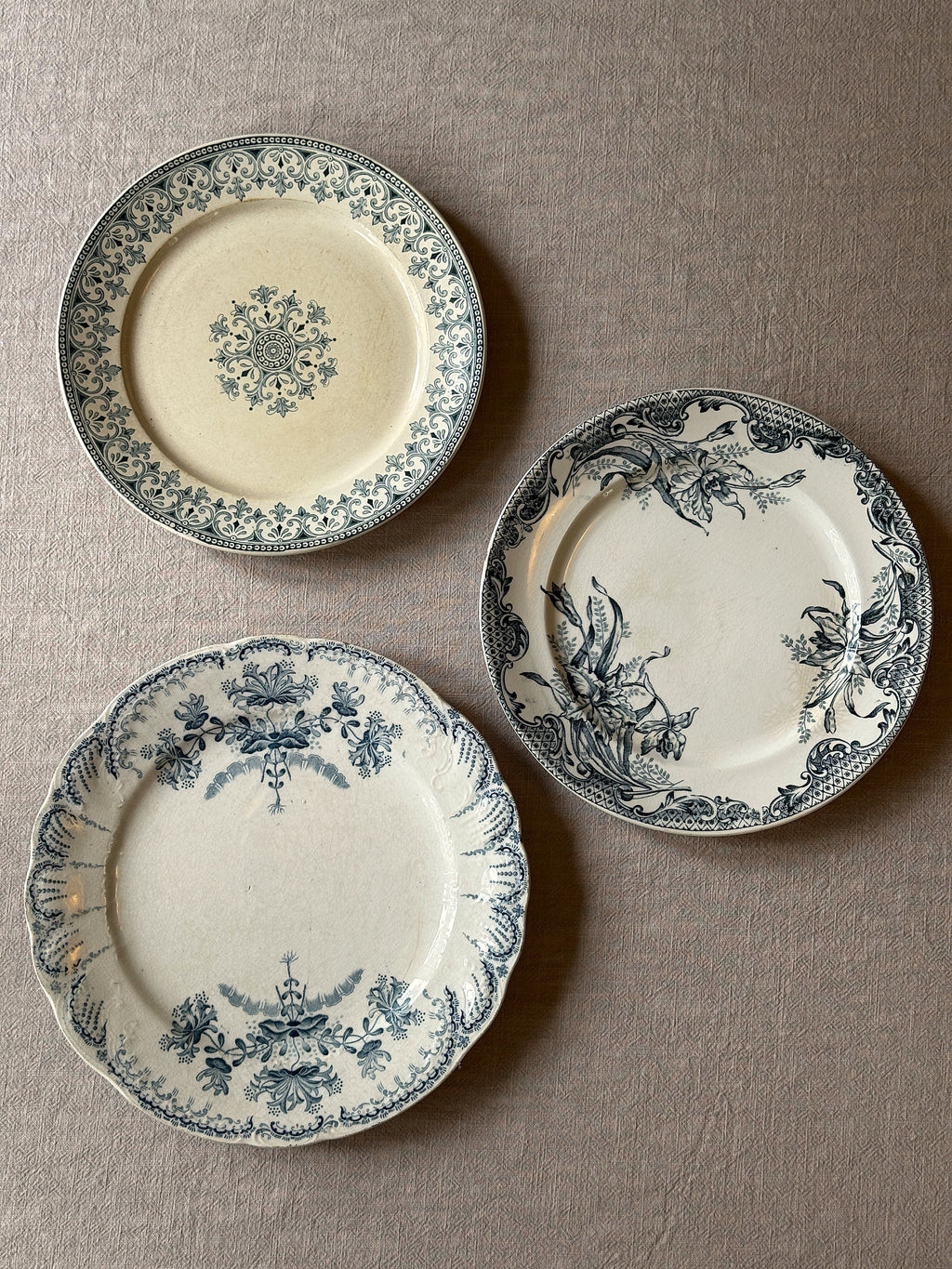 The Grey-Blue Plate Collection