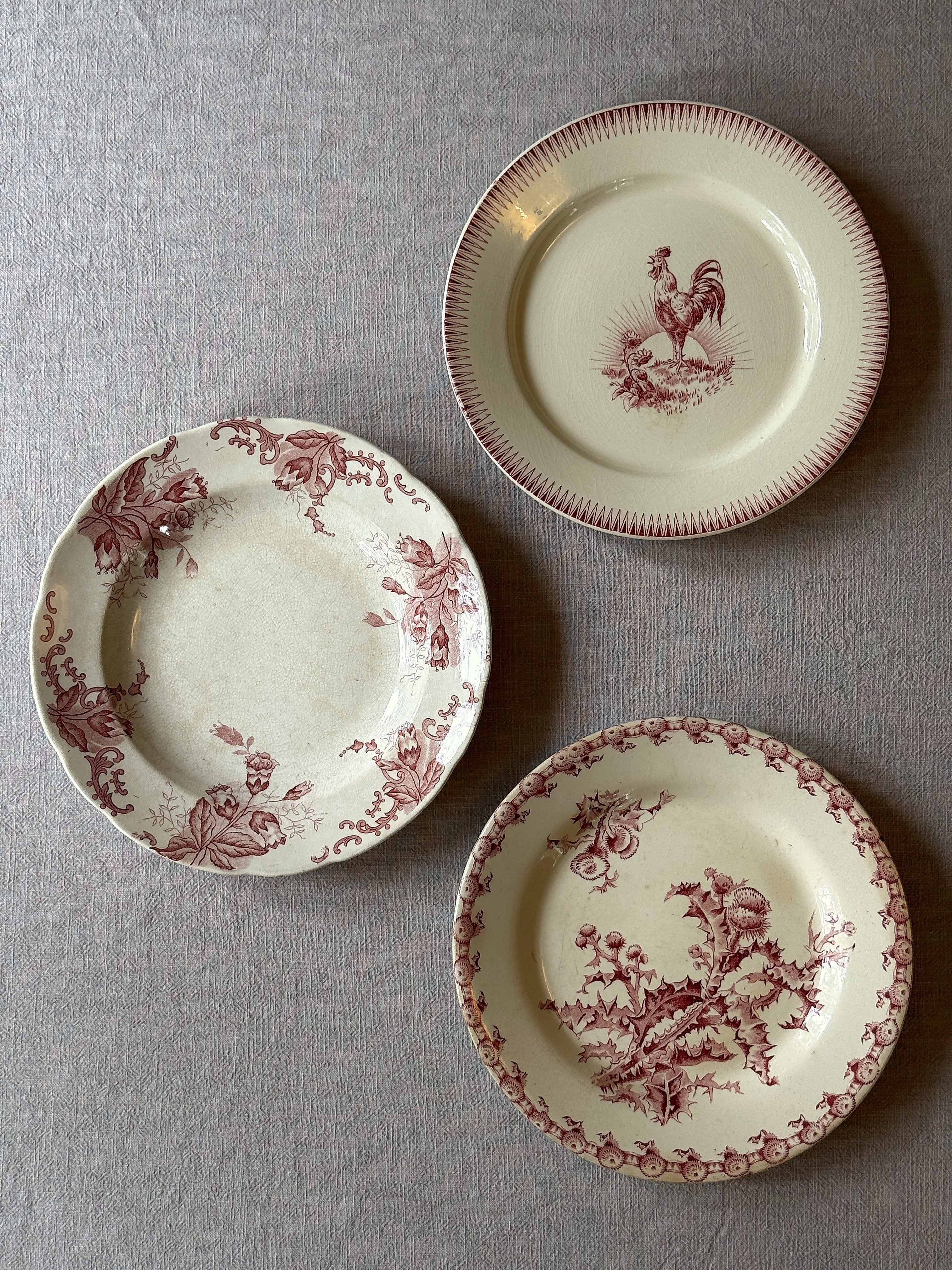 The Red Rooster Plates