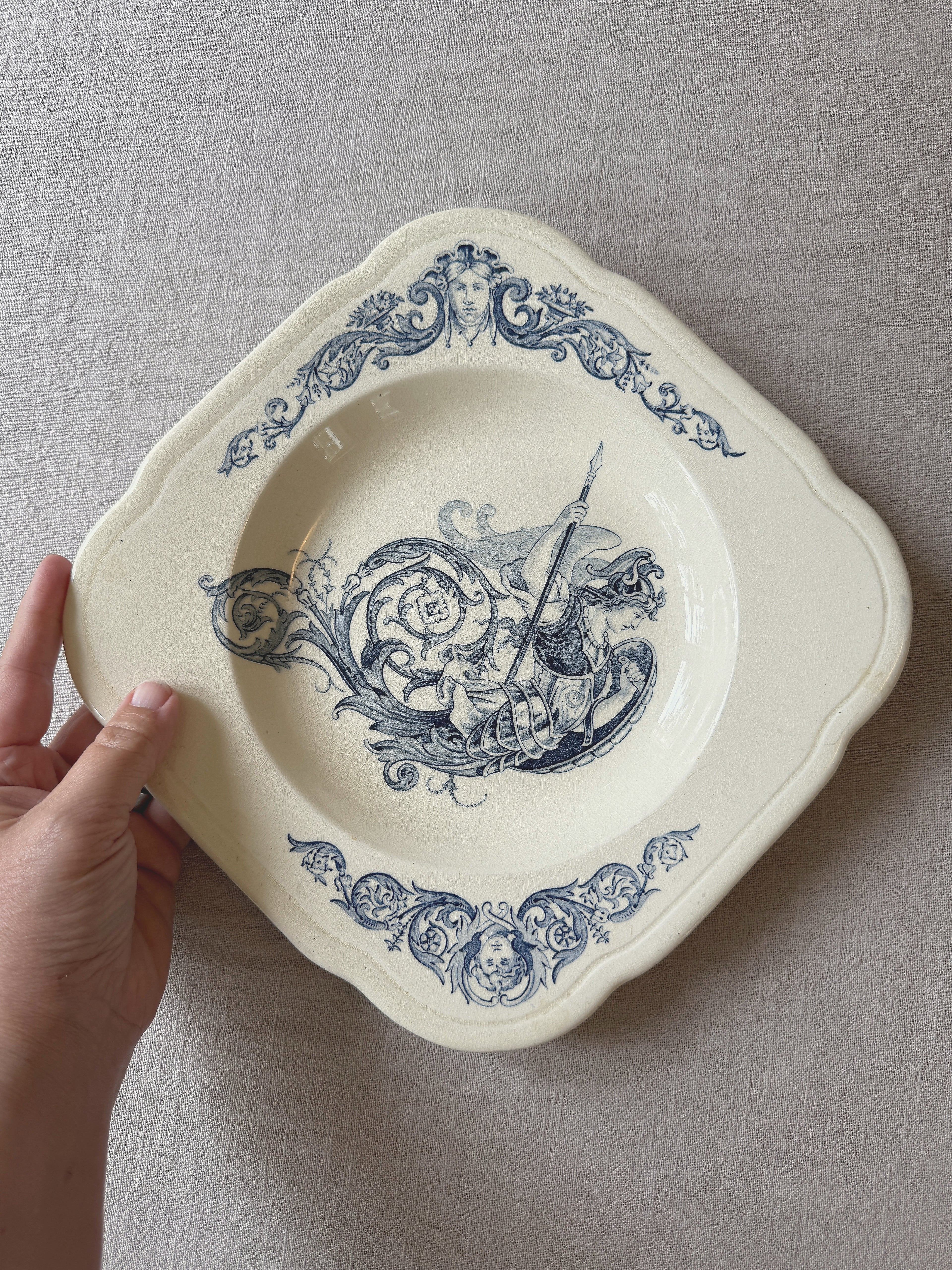 The Minerva Figural Plate