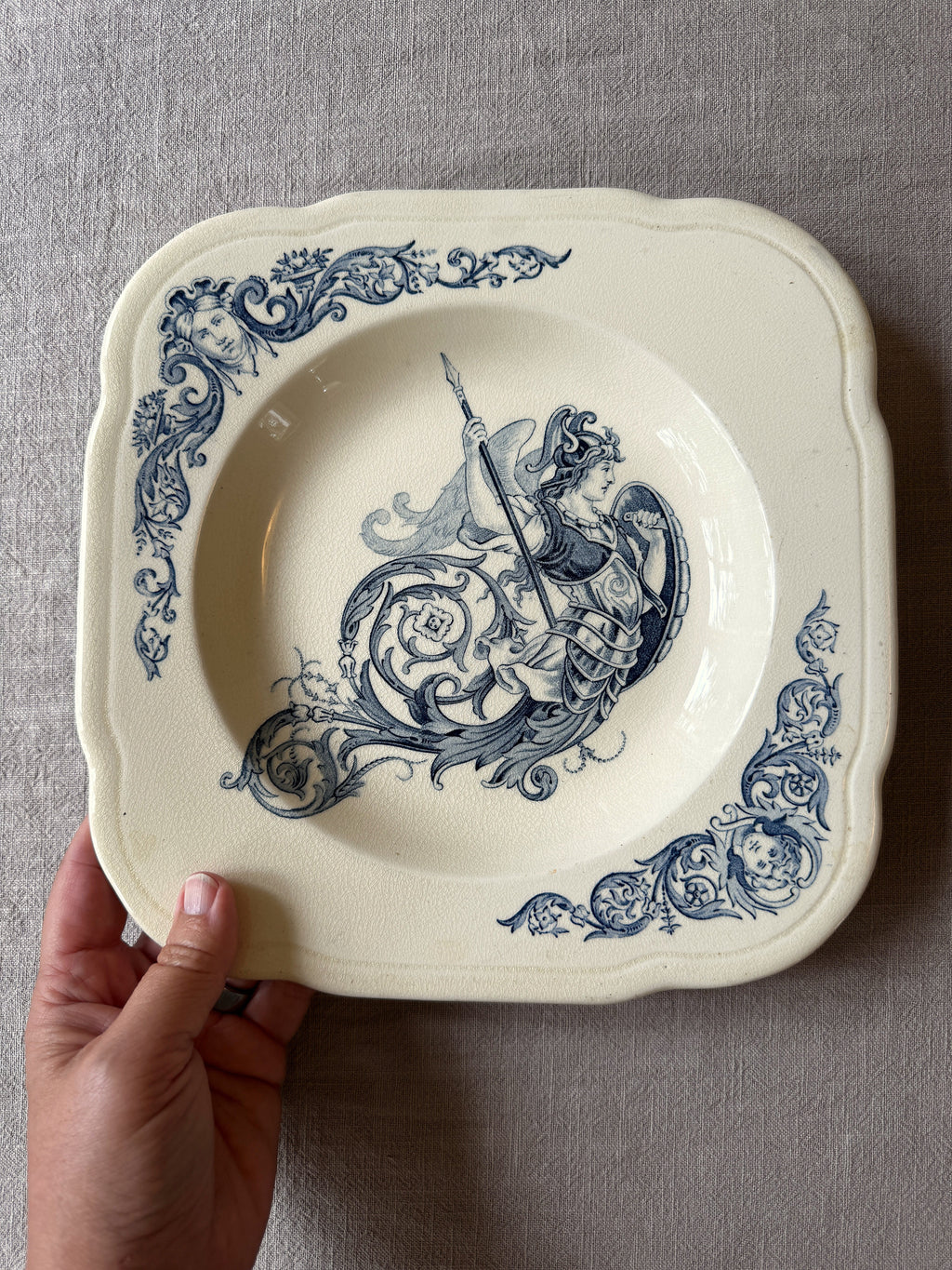 The Minerva Figural Plate