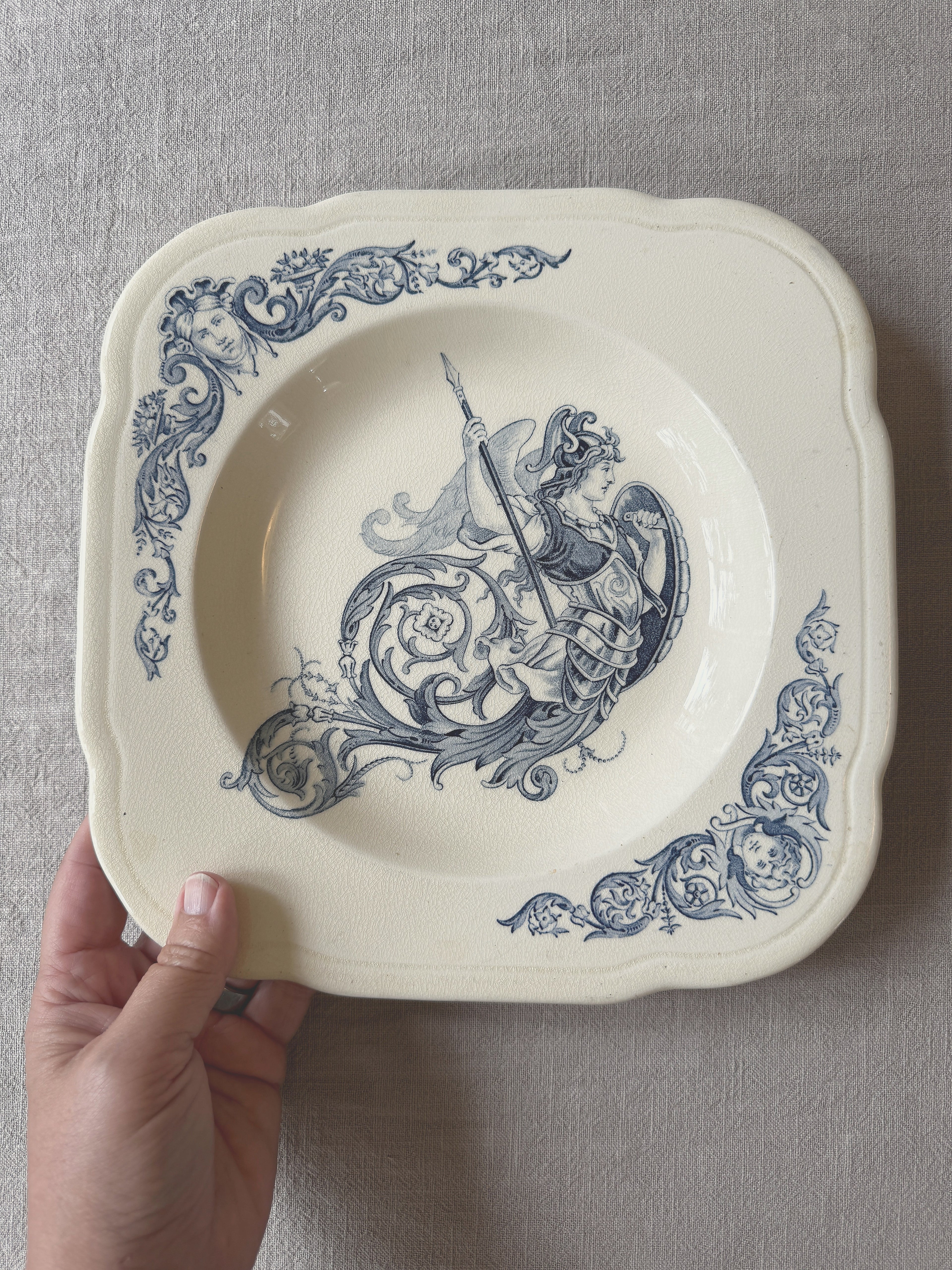 The Minerva Figural Plate