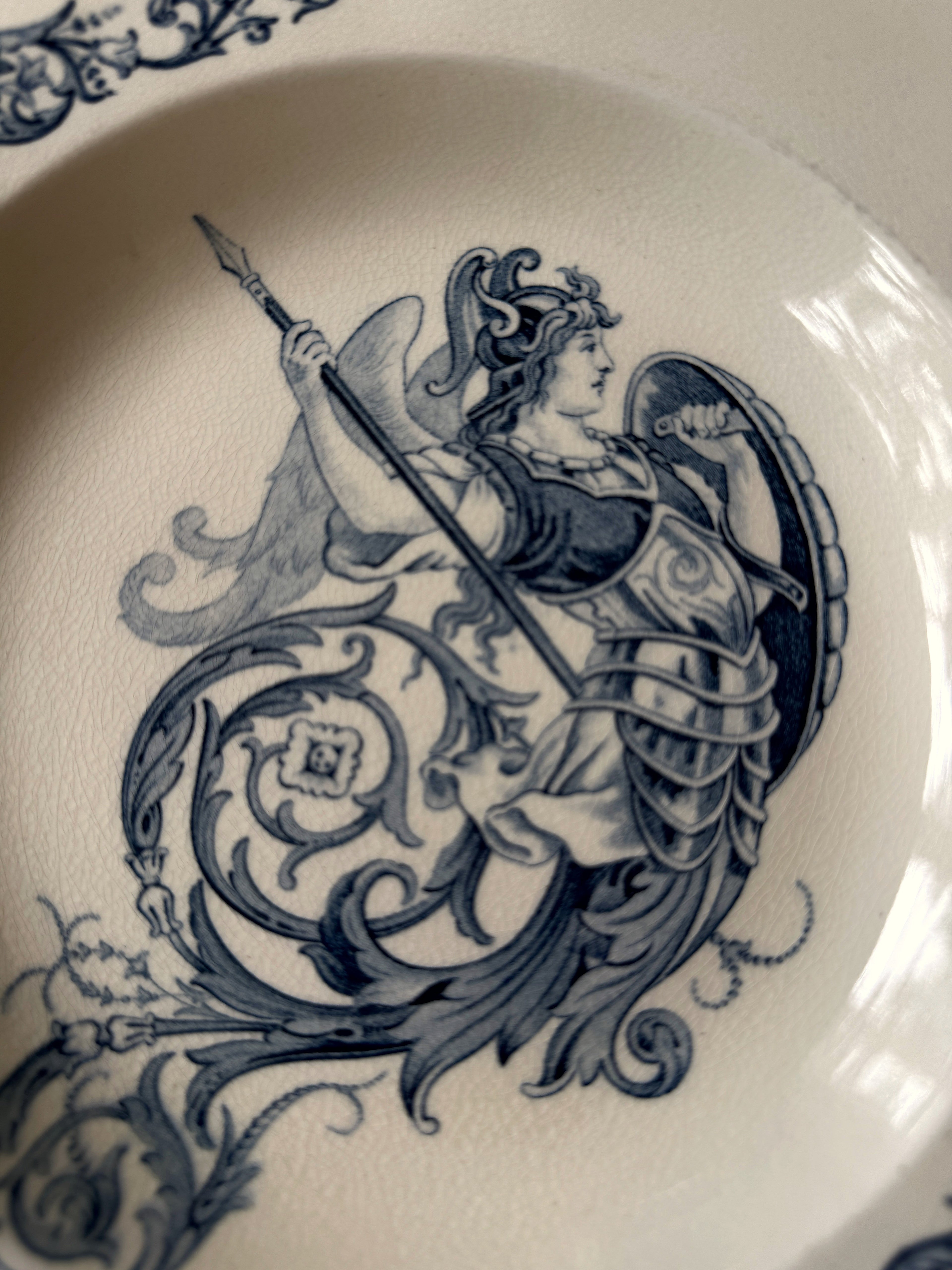 The Minerva Figural Plate