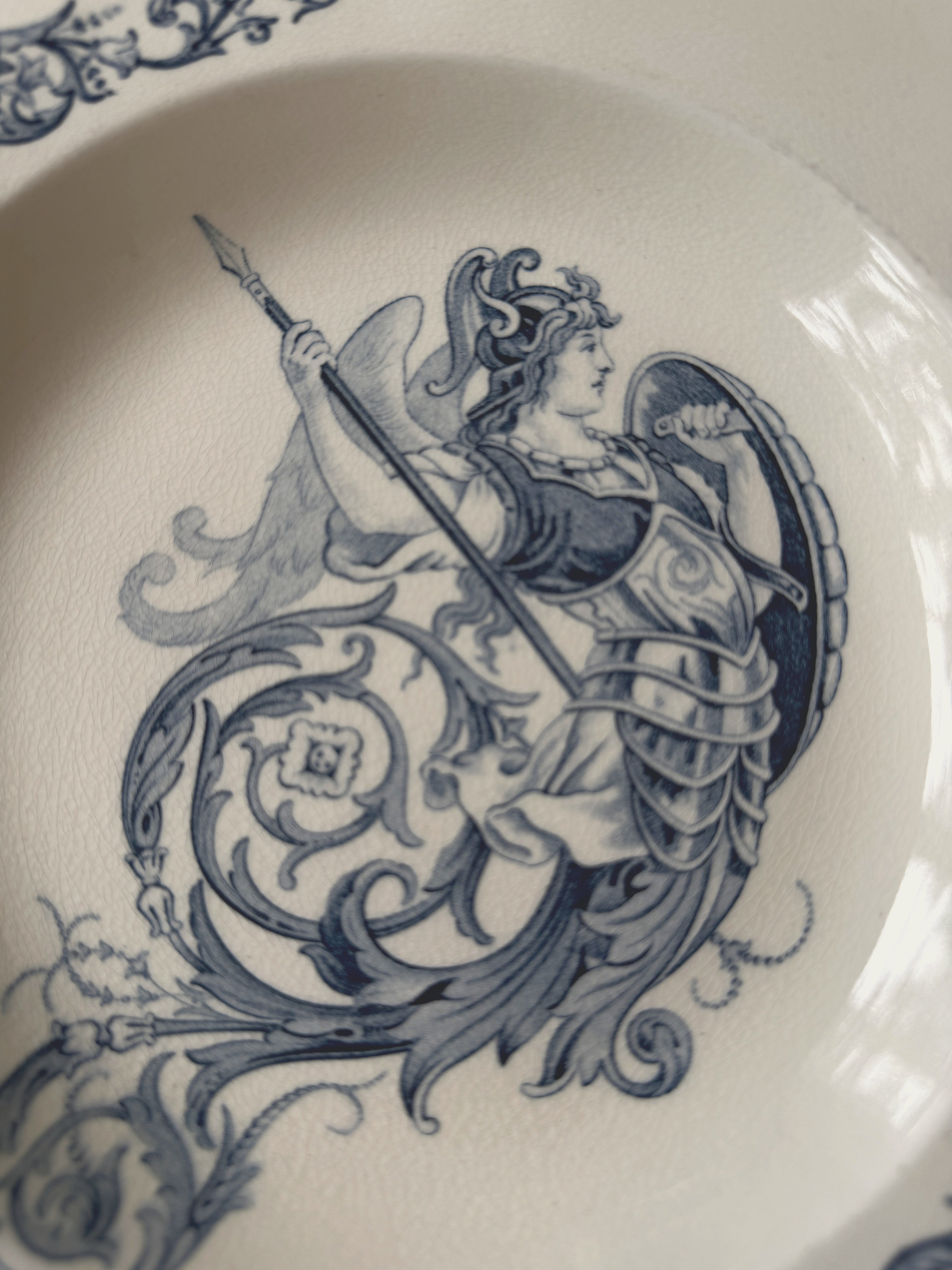The Minerva Figural Plate