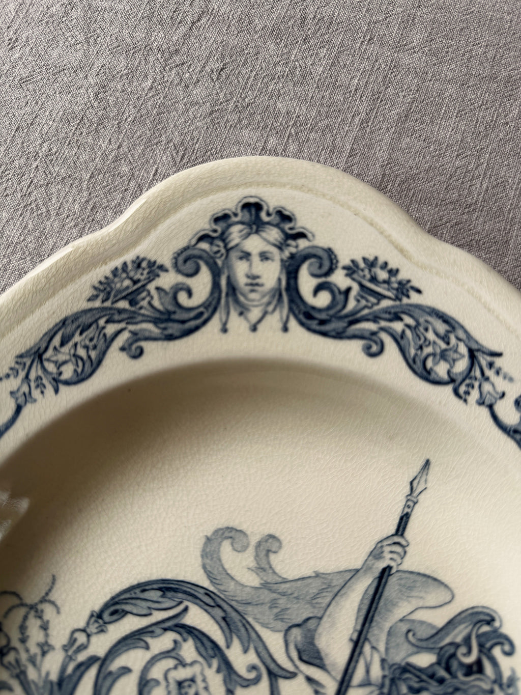 The Minerva Figural Plate