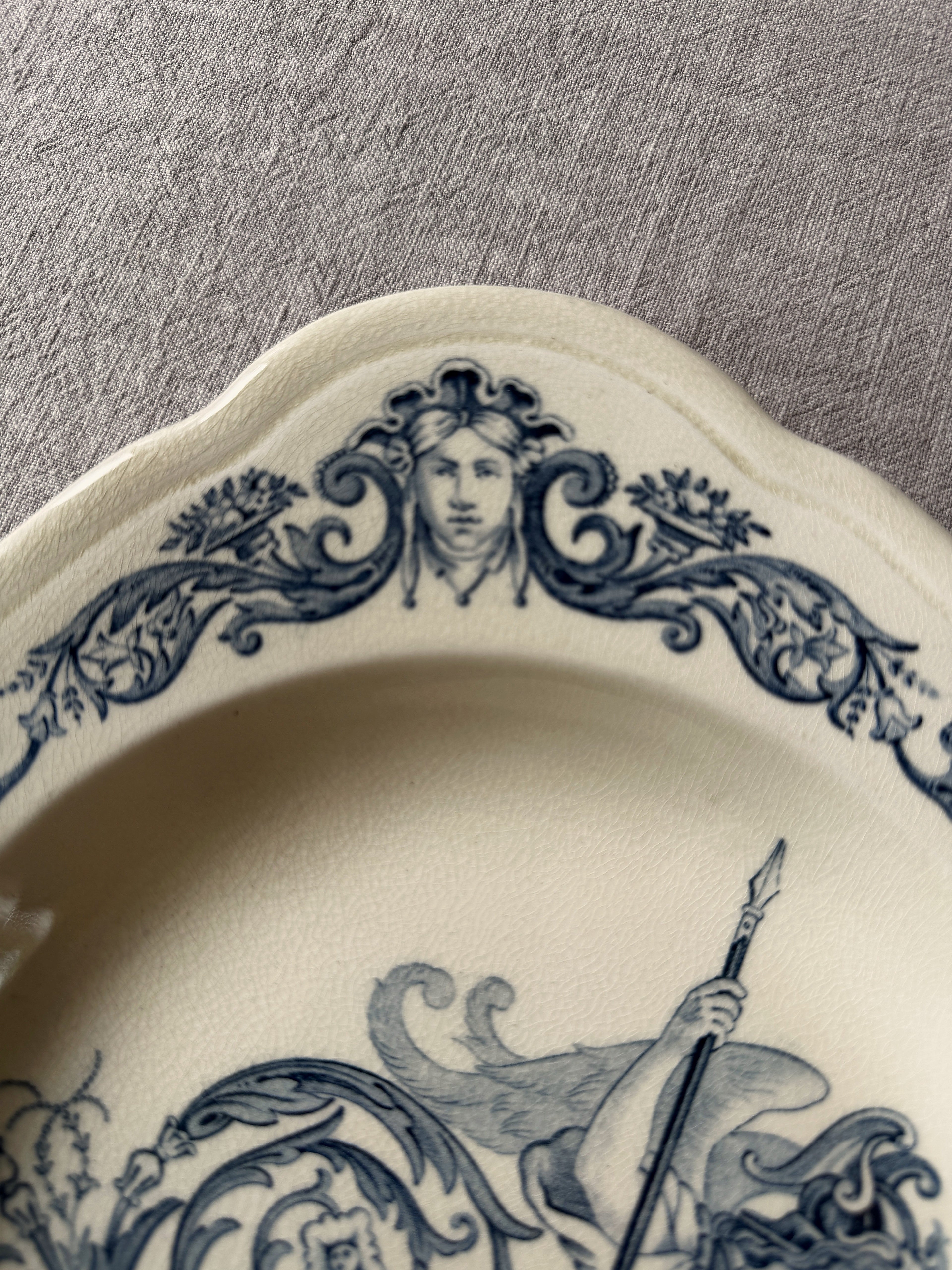 The Minerva Figural Plate