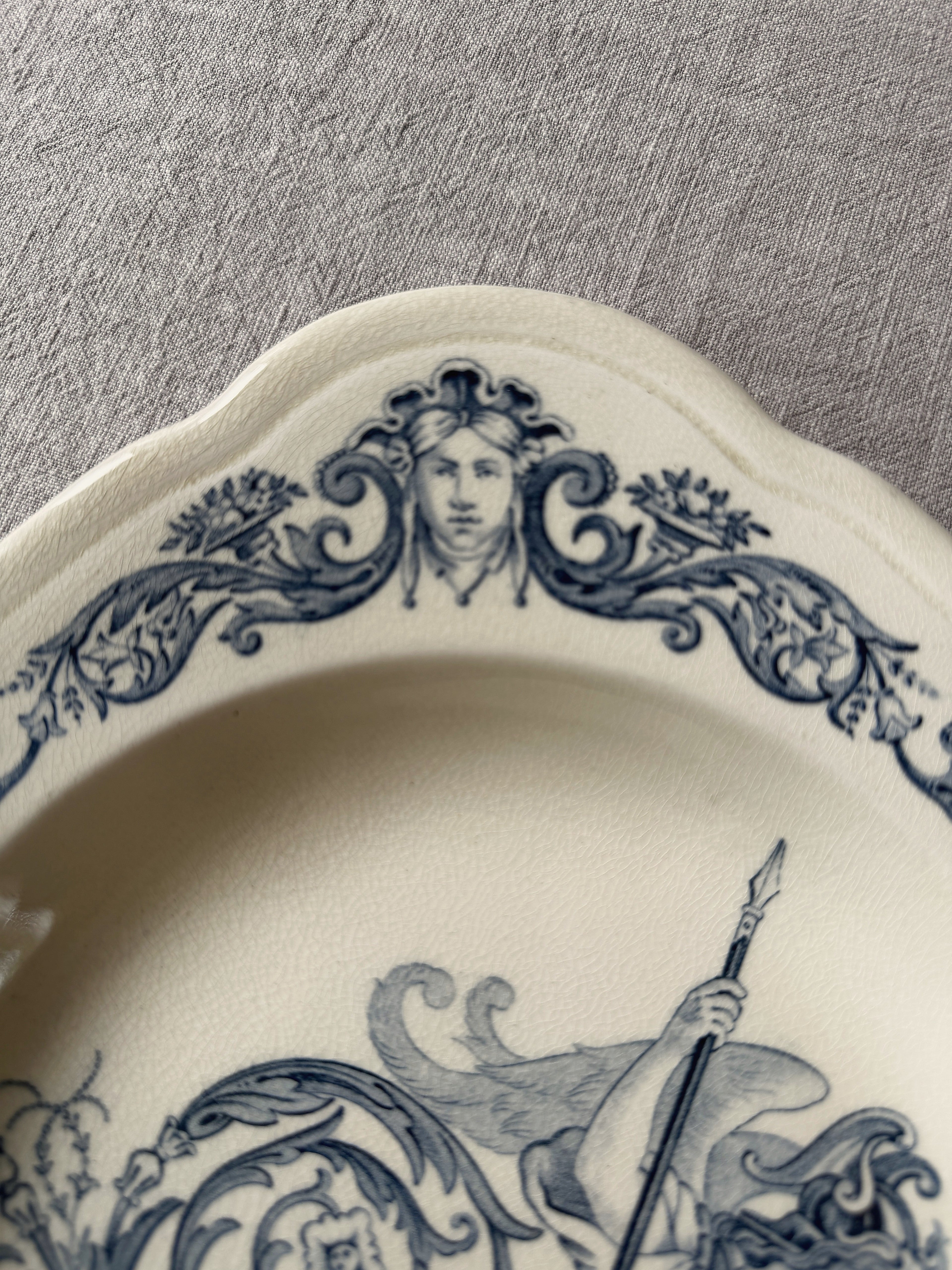 The Minerva Figural Plate