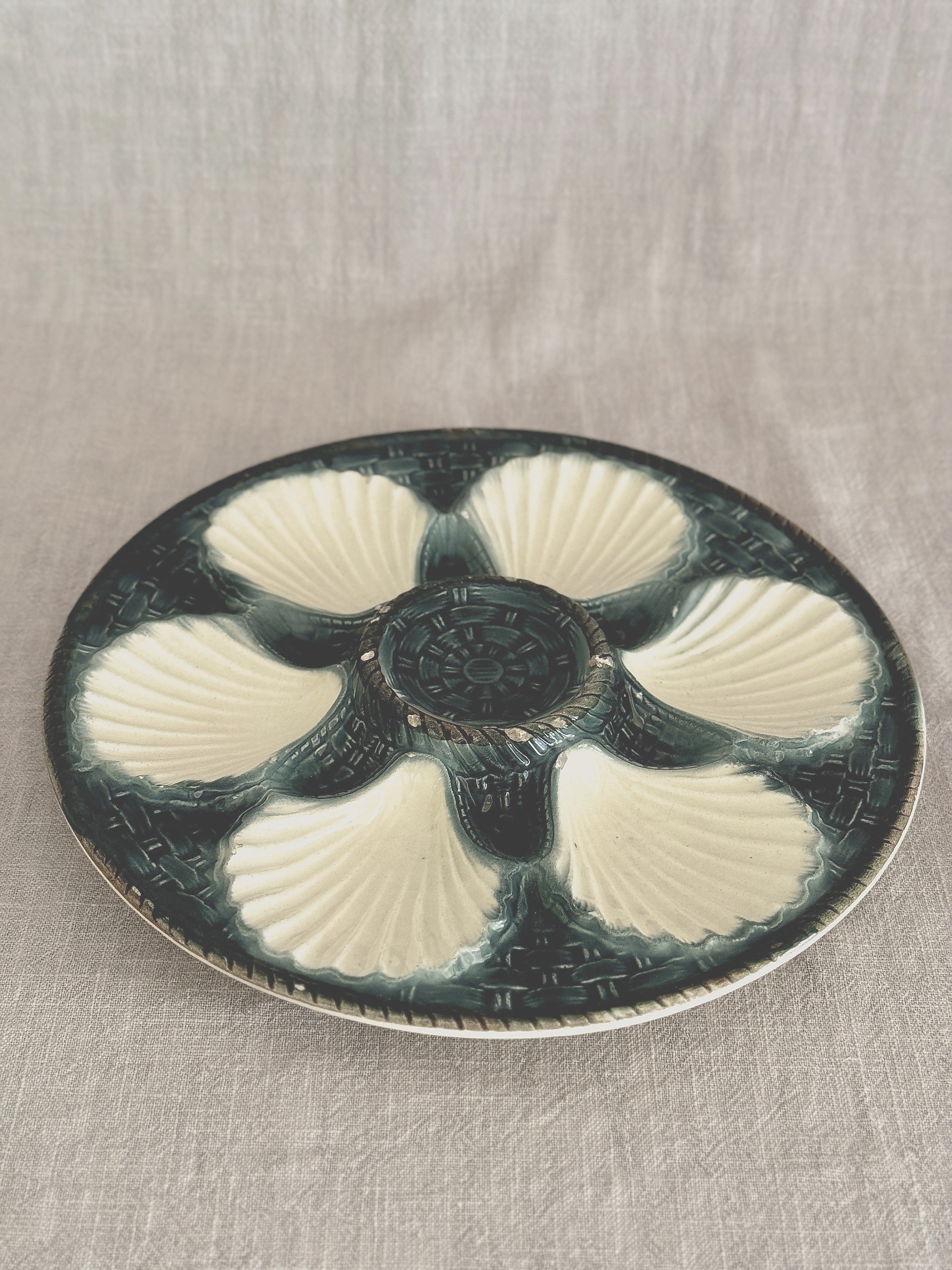 The Majolica Oyster Plate