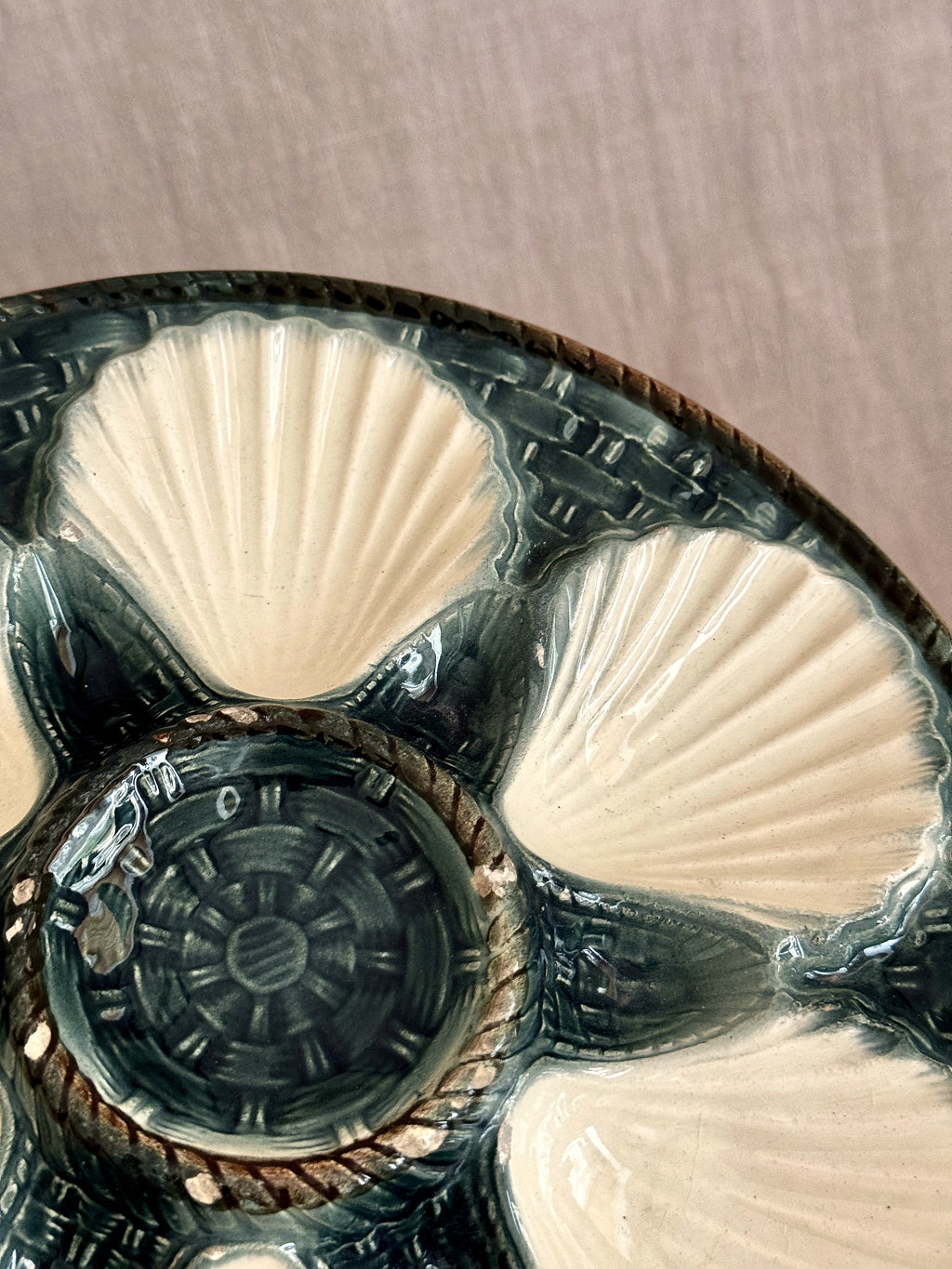 The Majolica Oyster Plate