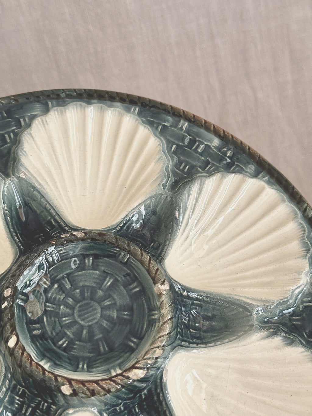 The Majolica Oyster Plate