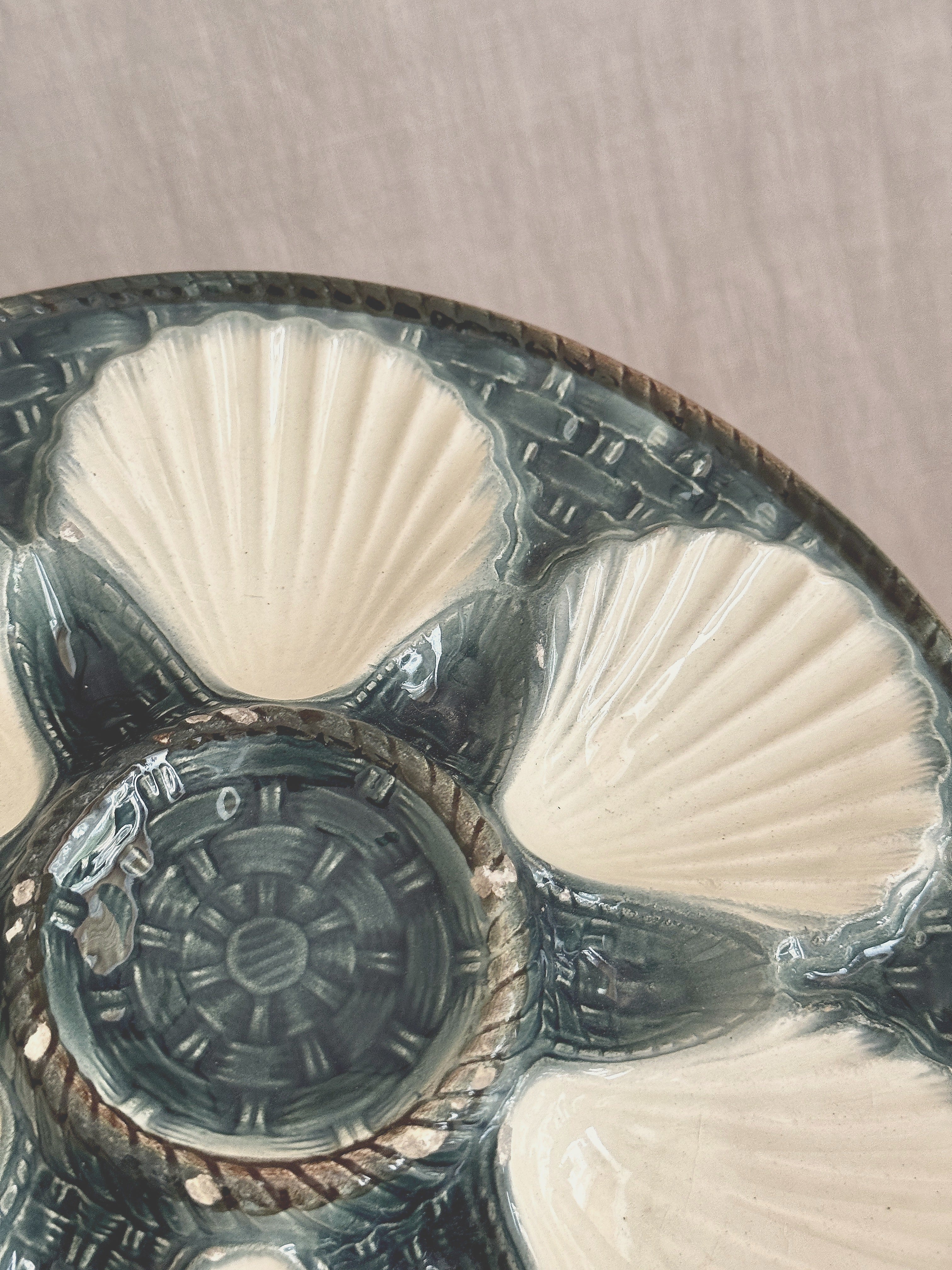 The Majolica Oyster Plate