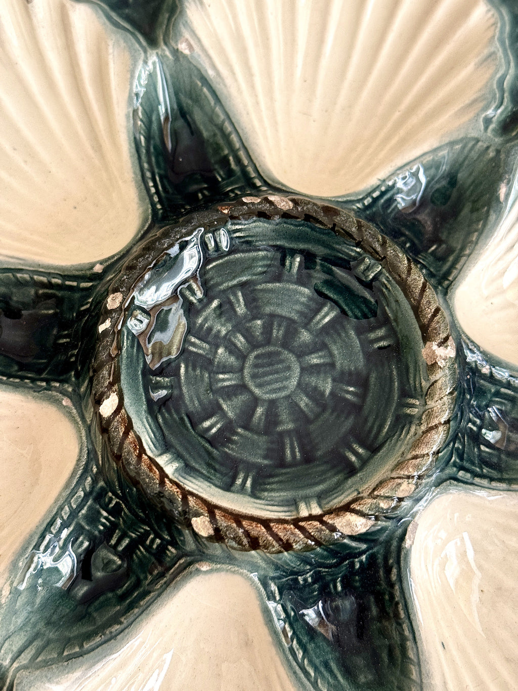 The Majolica Oyster Plate