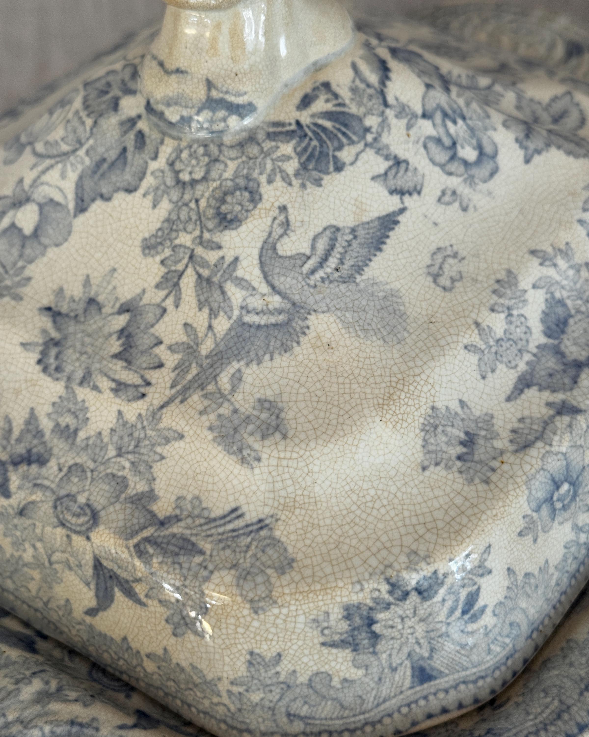 The English Blue Pheasant Tureen