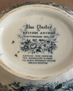 The Blue Cluster Tea Set - British Anchor