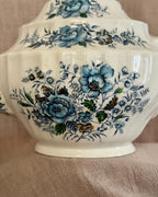 The Blue Cluster Tea Set - British Anchor