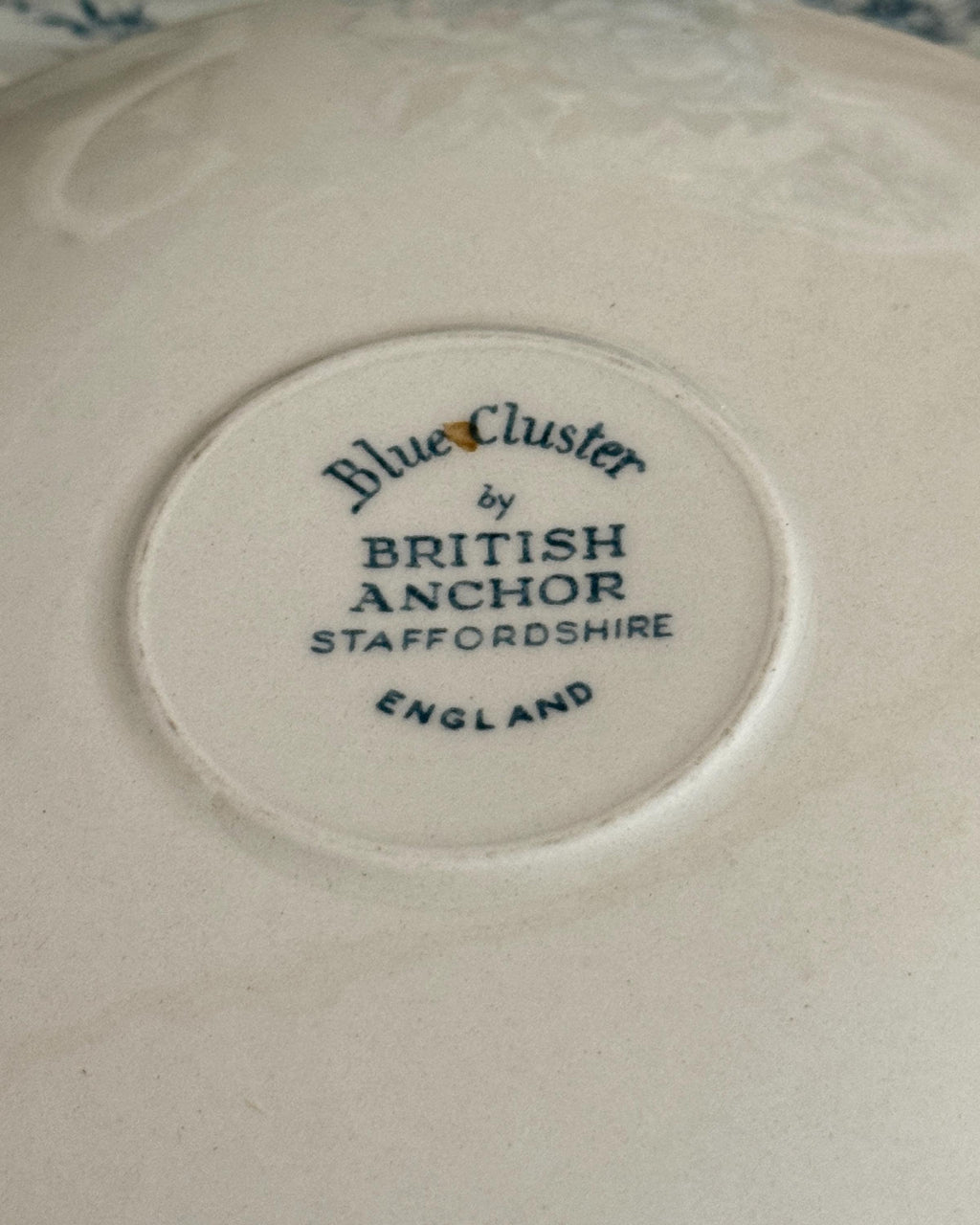 The Blue Cluster Tea Set - British Anchor