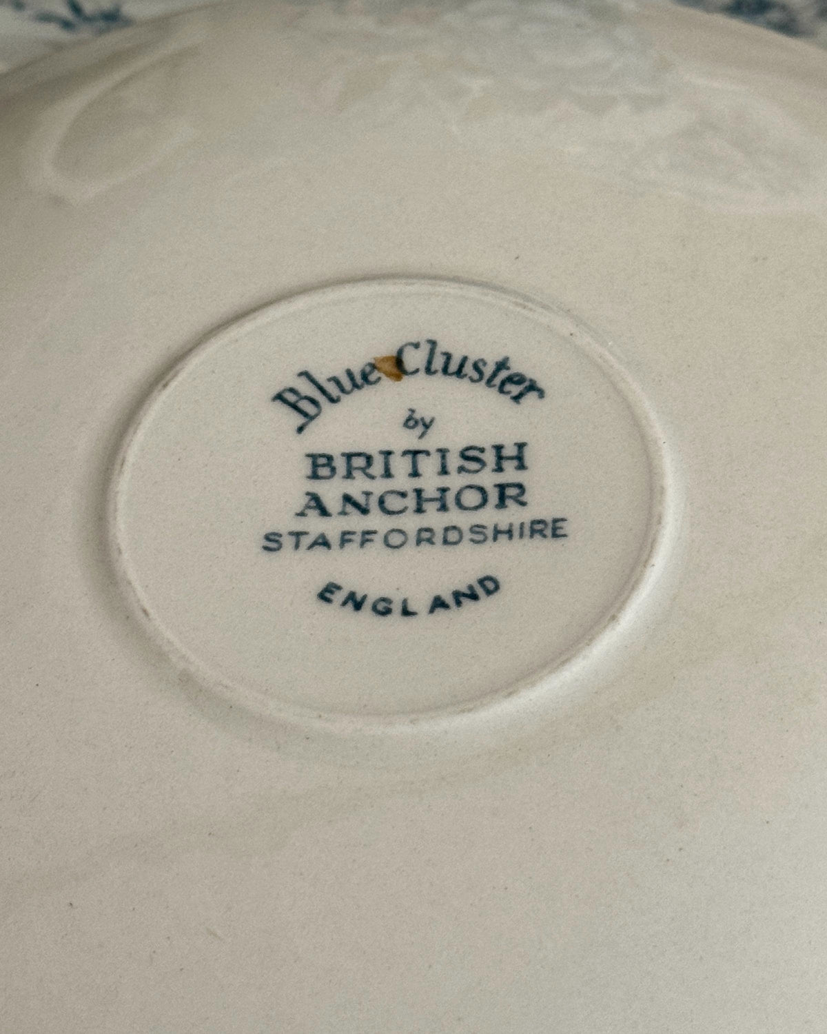 The Blue Cluster Tea Set - British Anchor