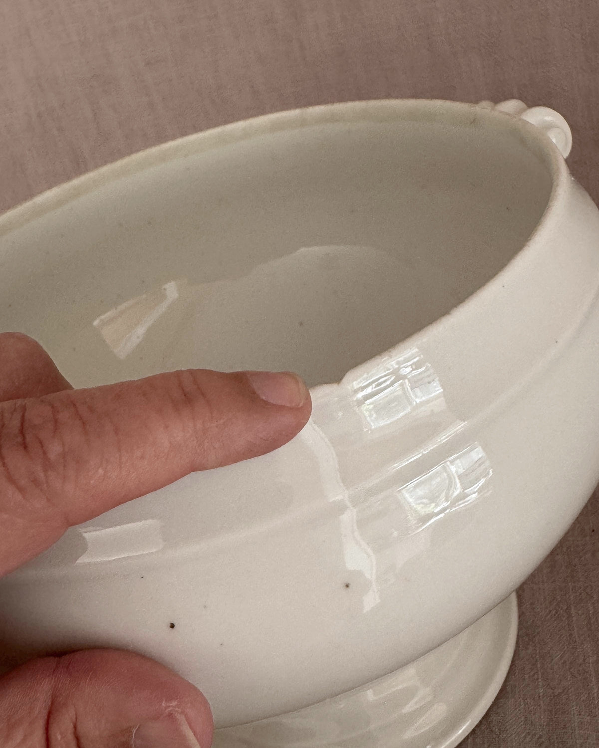 The Big Porcelain Tureen by Alfred Hache & Cie Vierzon