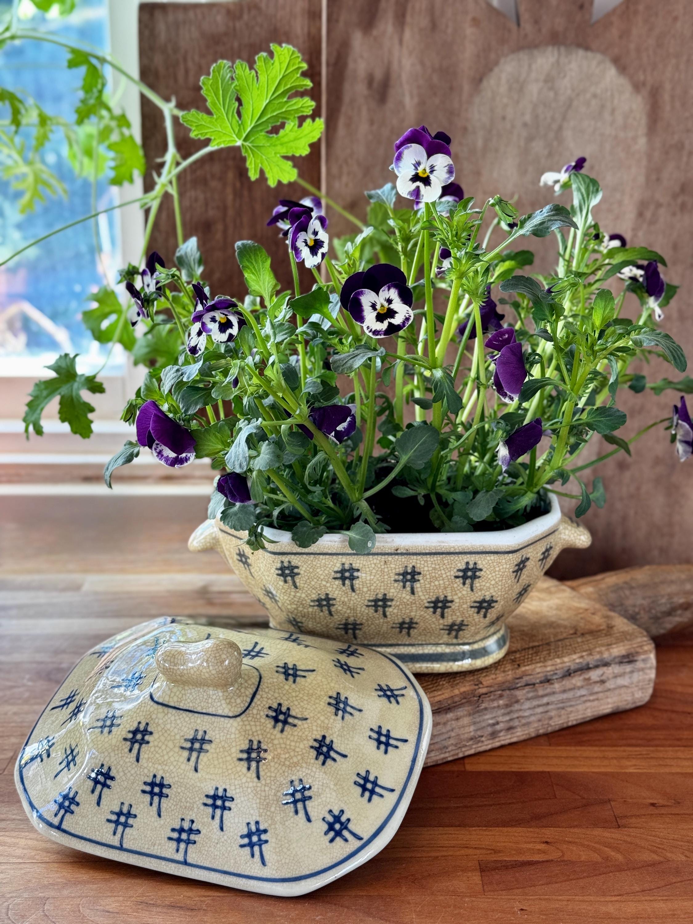Vintage Ironstone Covered Tureen - main