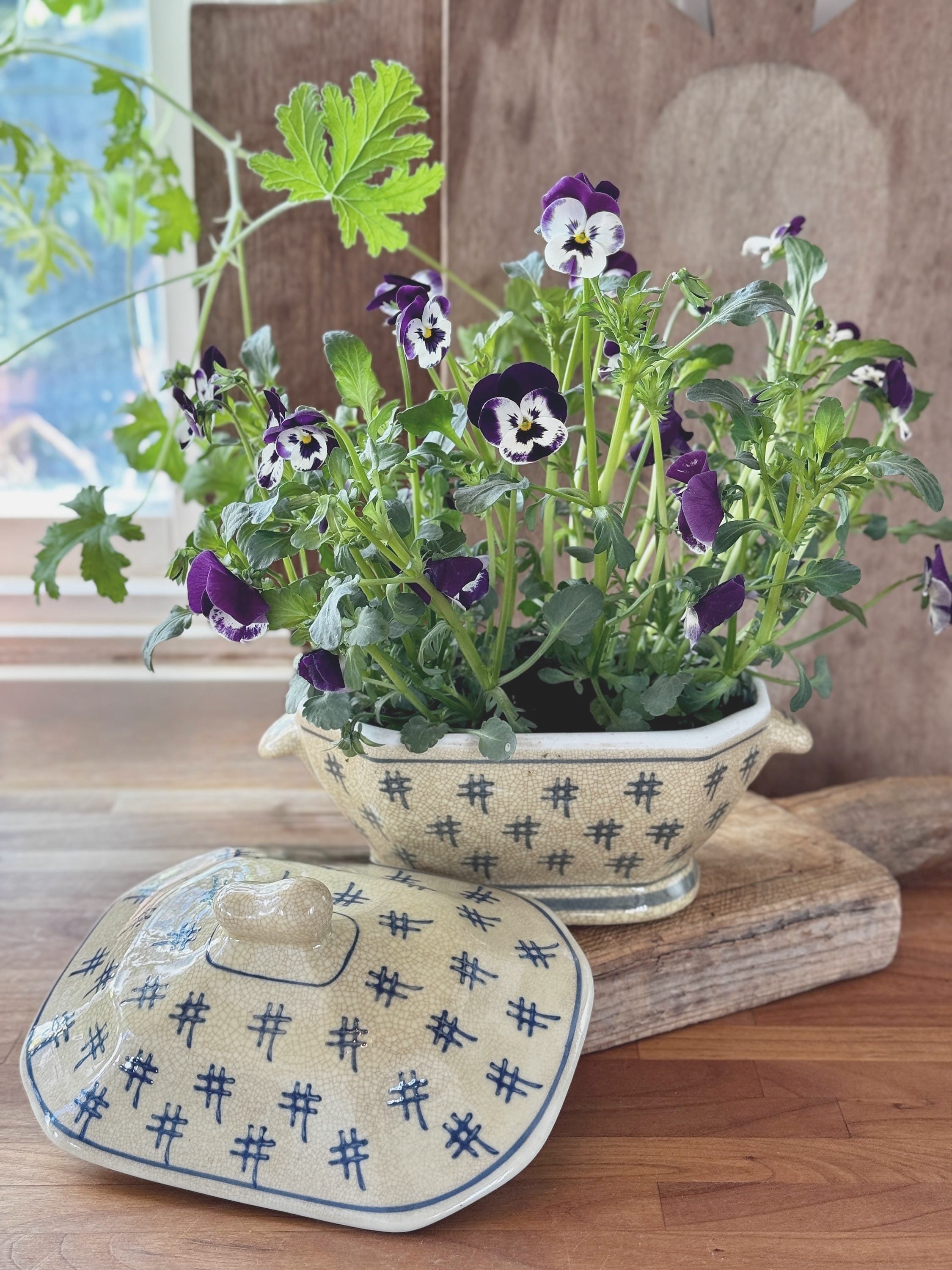 Vintage Ironstone Covered Tureen - main