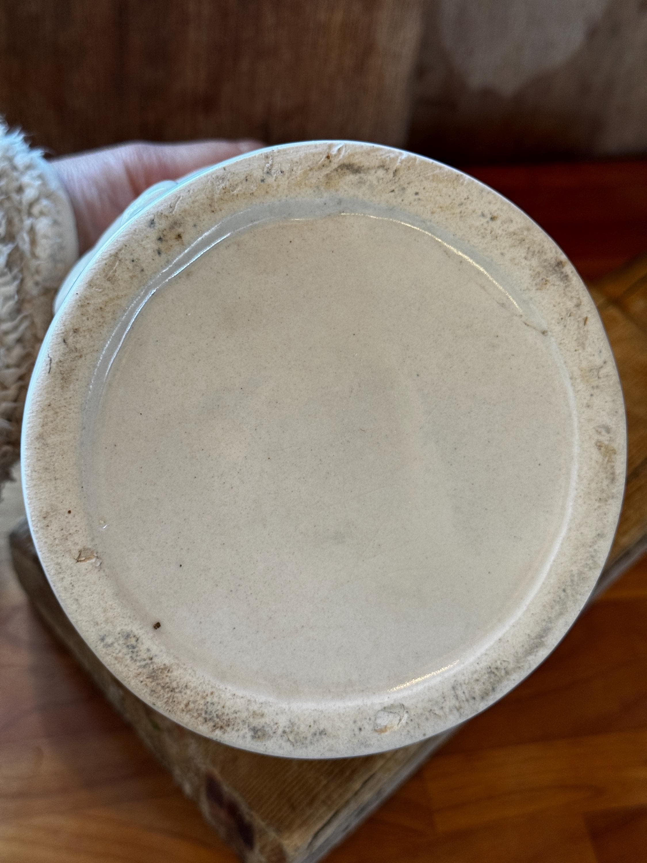 Vintage Ceramic Canister Cow Relief - 5