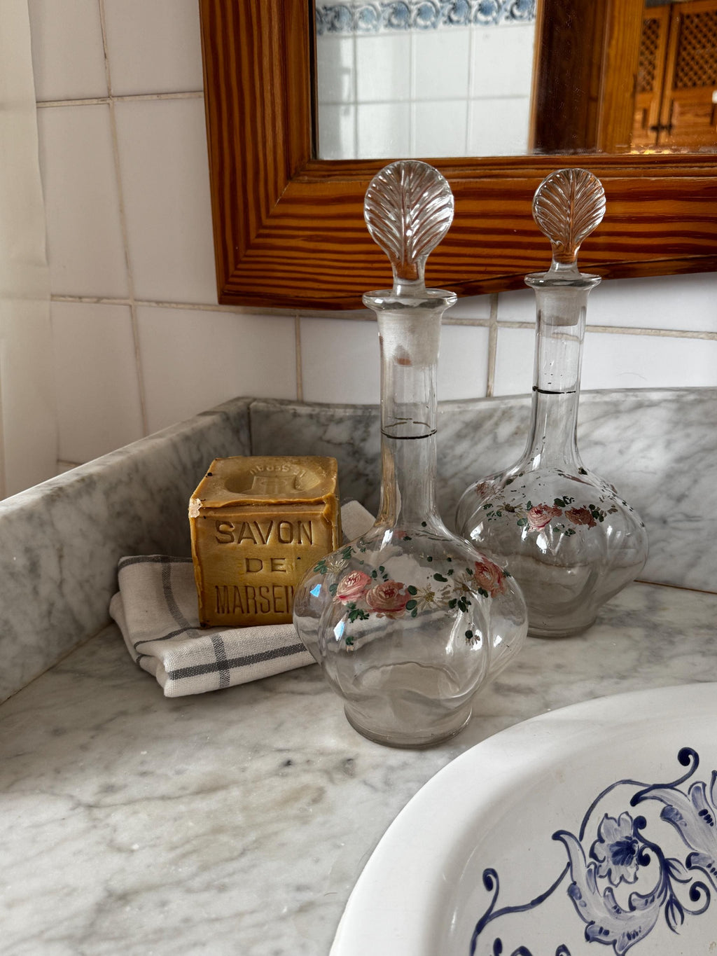 French Vanity Decanter Pair - 1